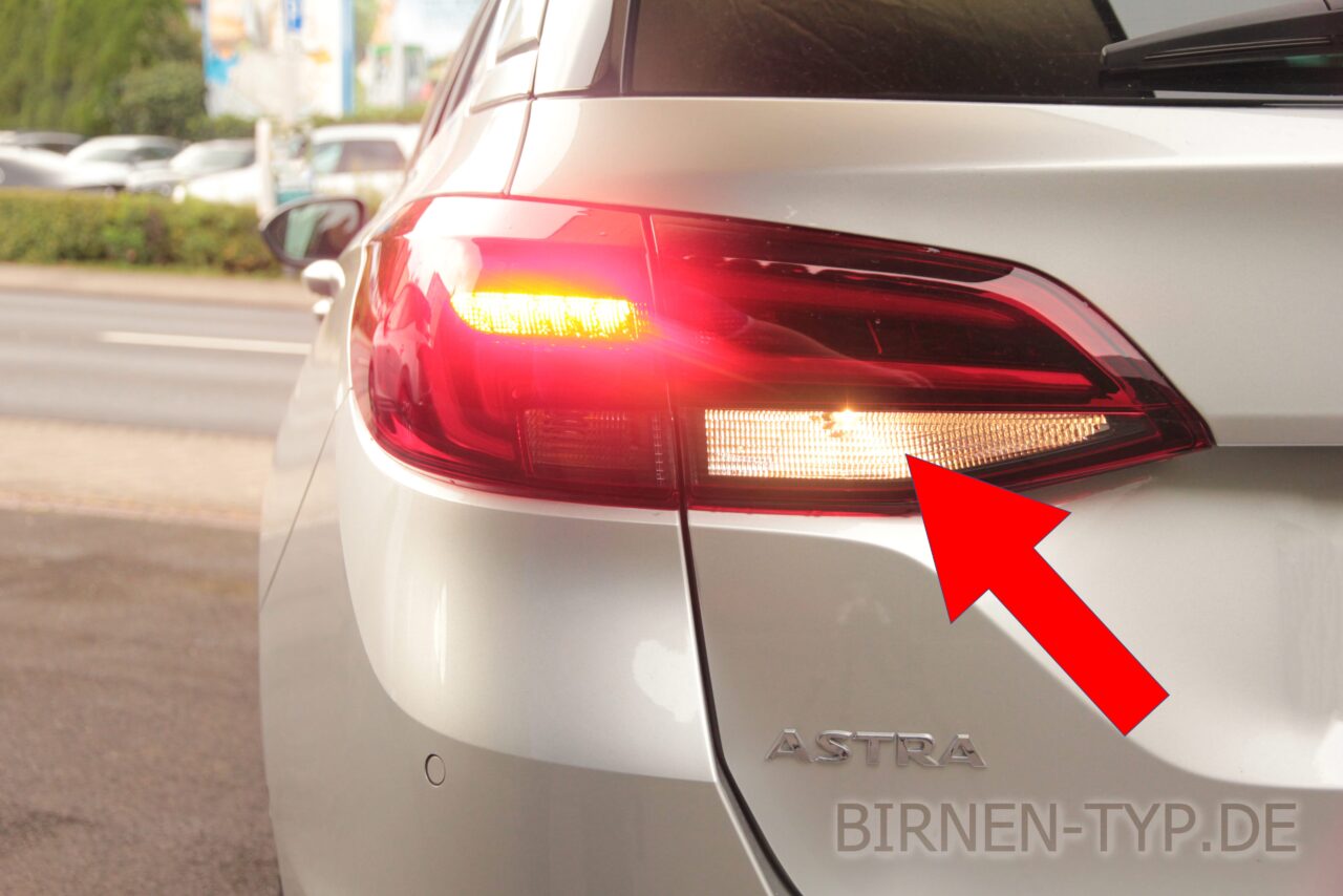 Liste mit allen Birnen für den Opel Astra K Typ B16 2015 2021