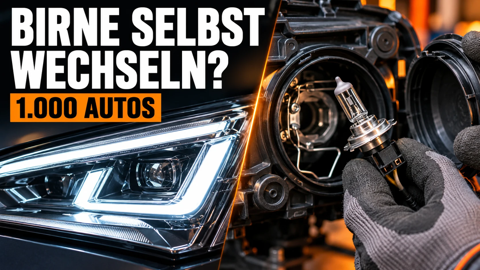 Über 1.000 Fahrzeugseiten: Wo Du die Birne noch selbst wechselst — und wo nicht mehr
