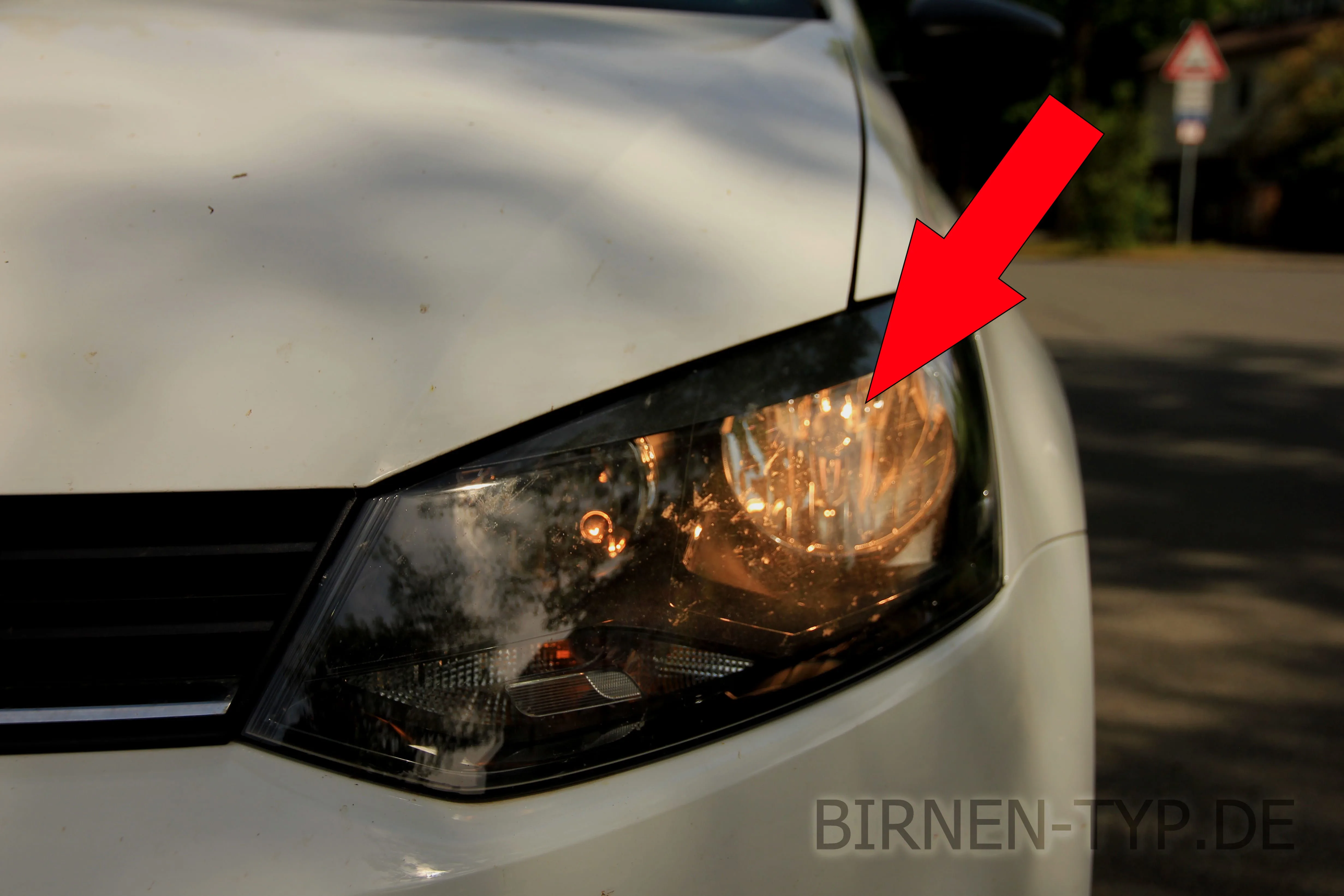 Abblendlicht des VW Polo V
