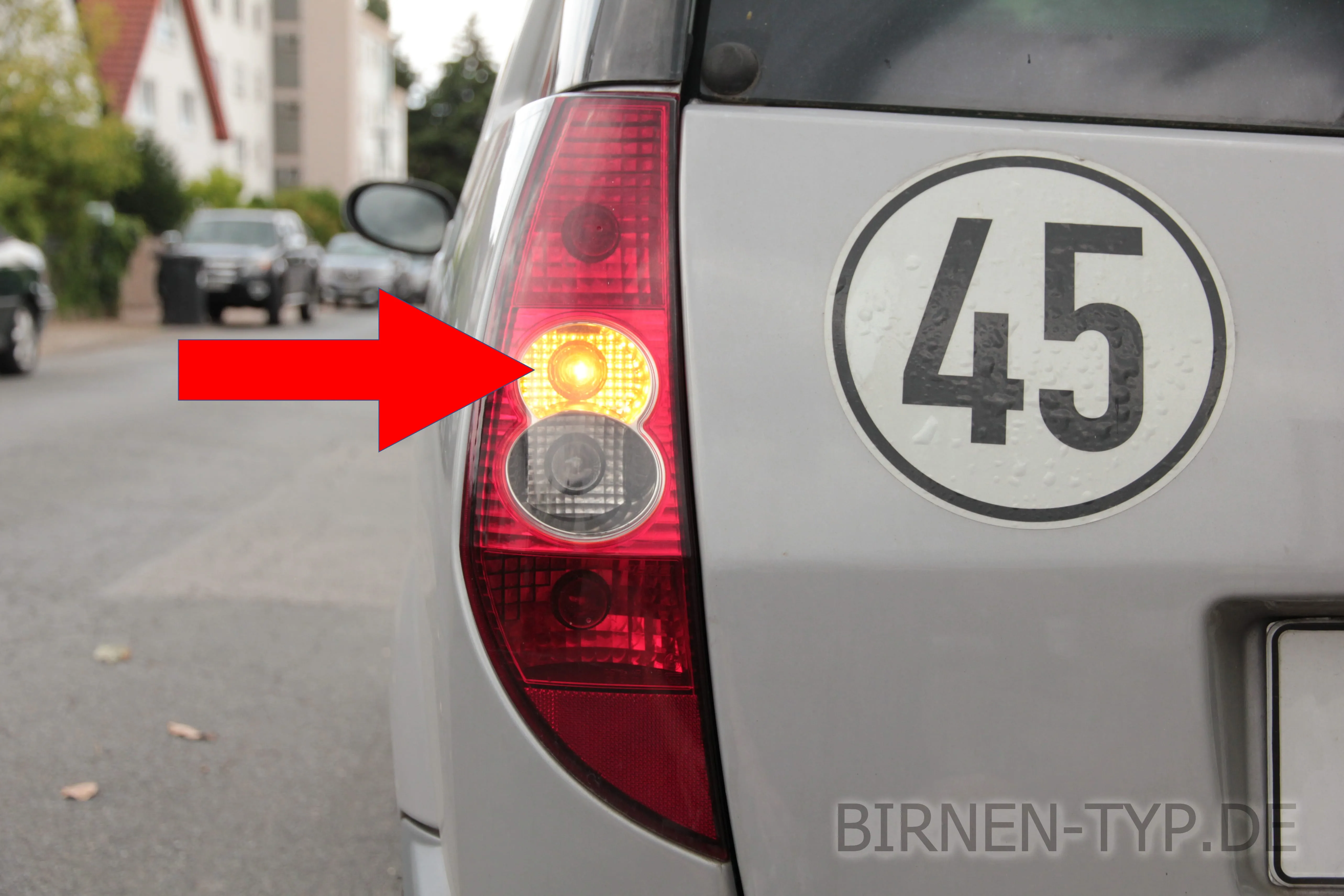 Blinker hinten des Aixam Crossline 1