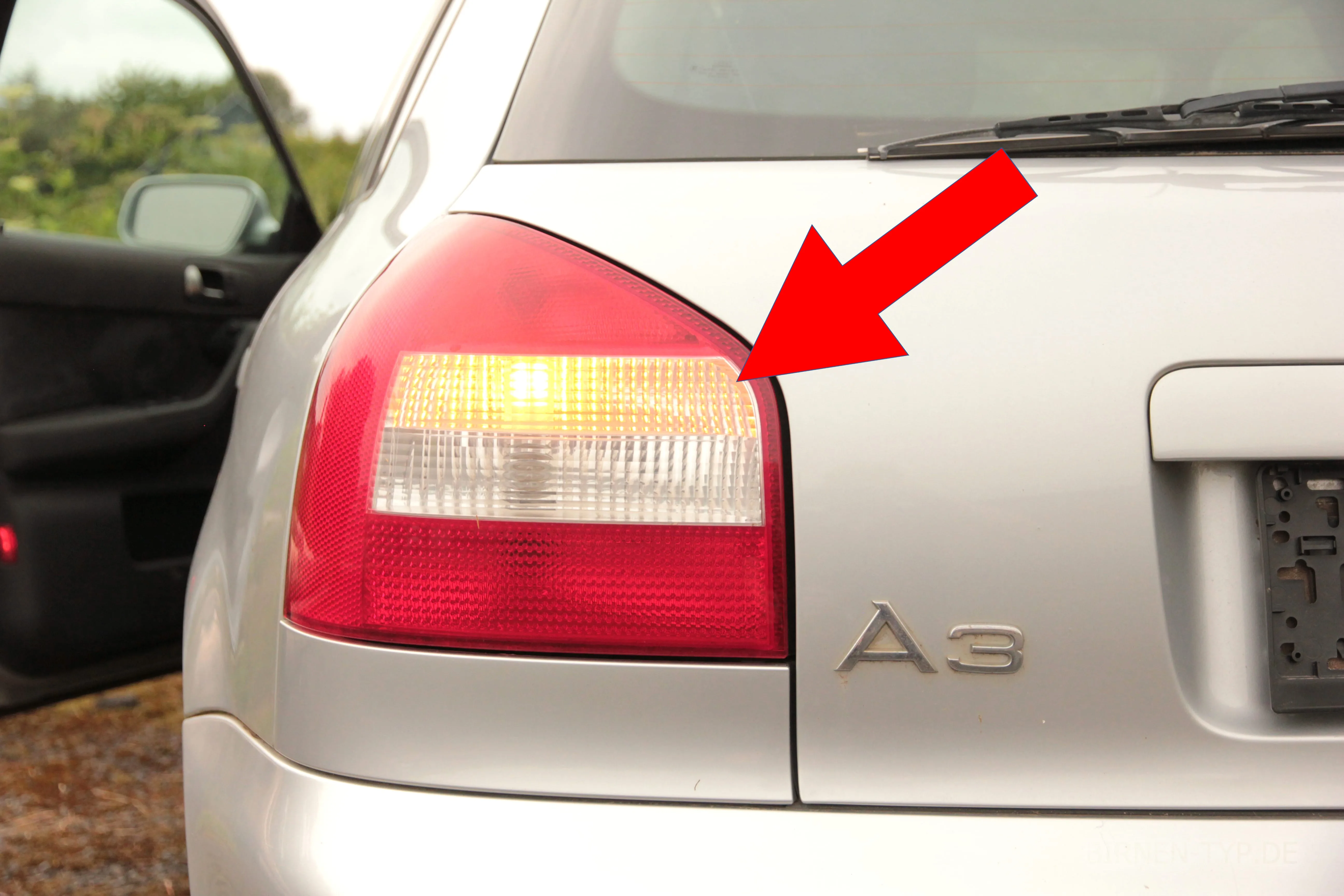 Blinker hinten des Audi A3 1. Gen