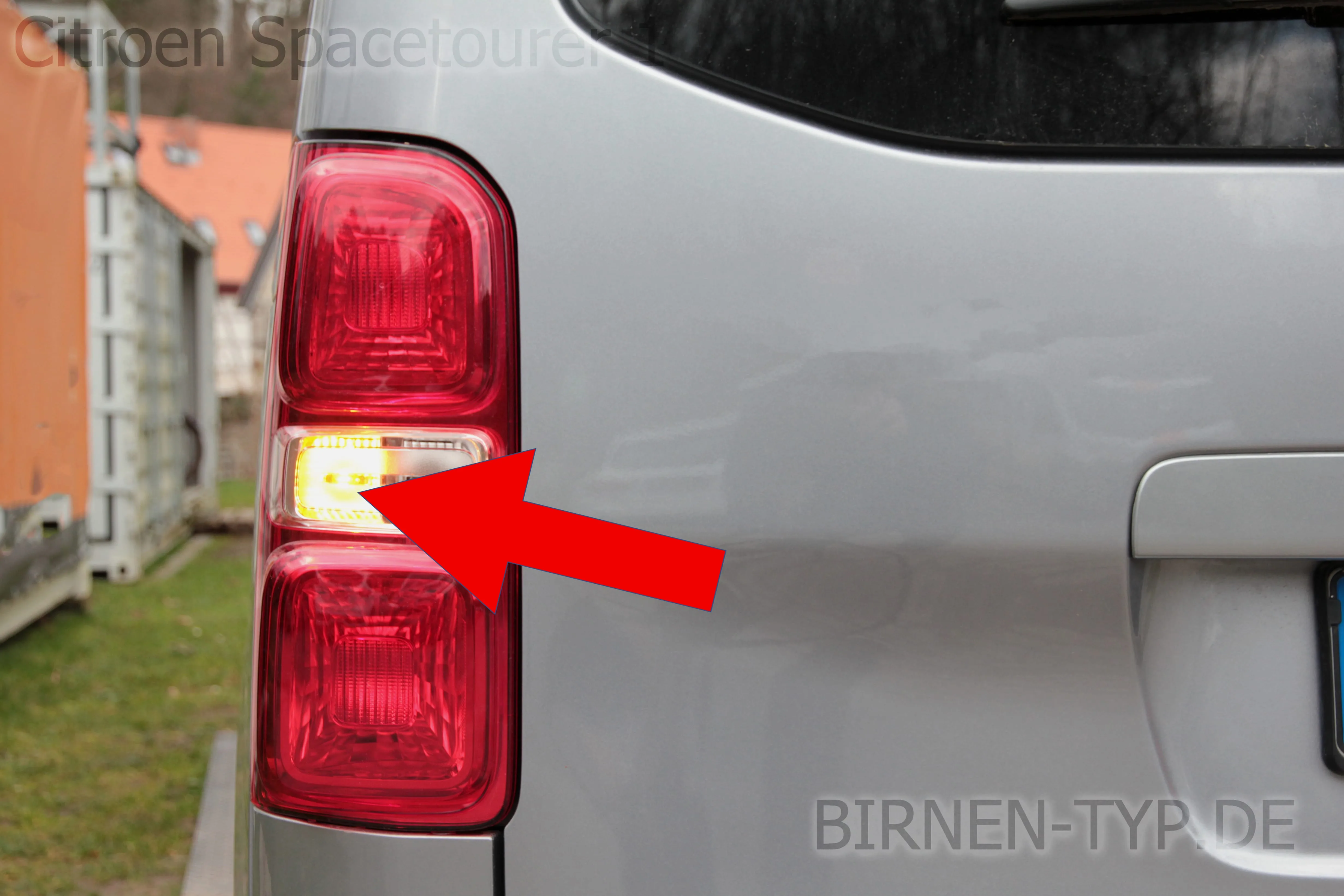 Blinker hinten des Citroën Spacetourer