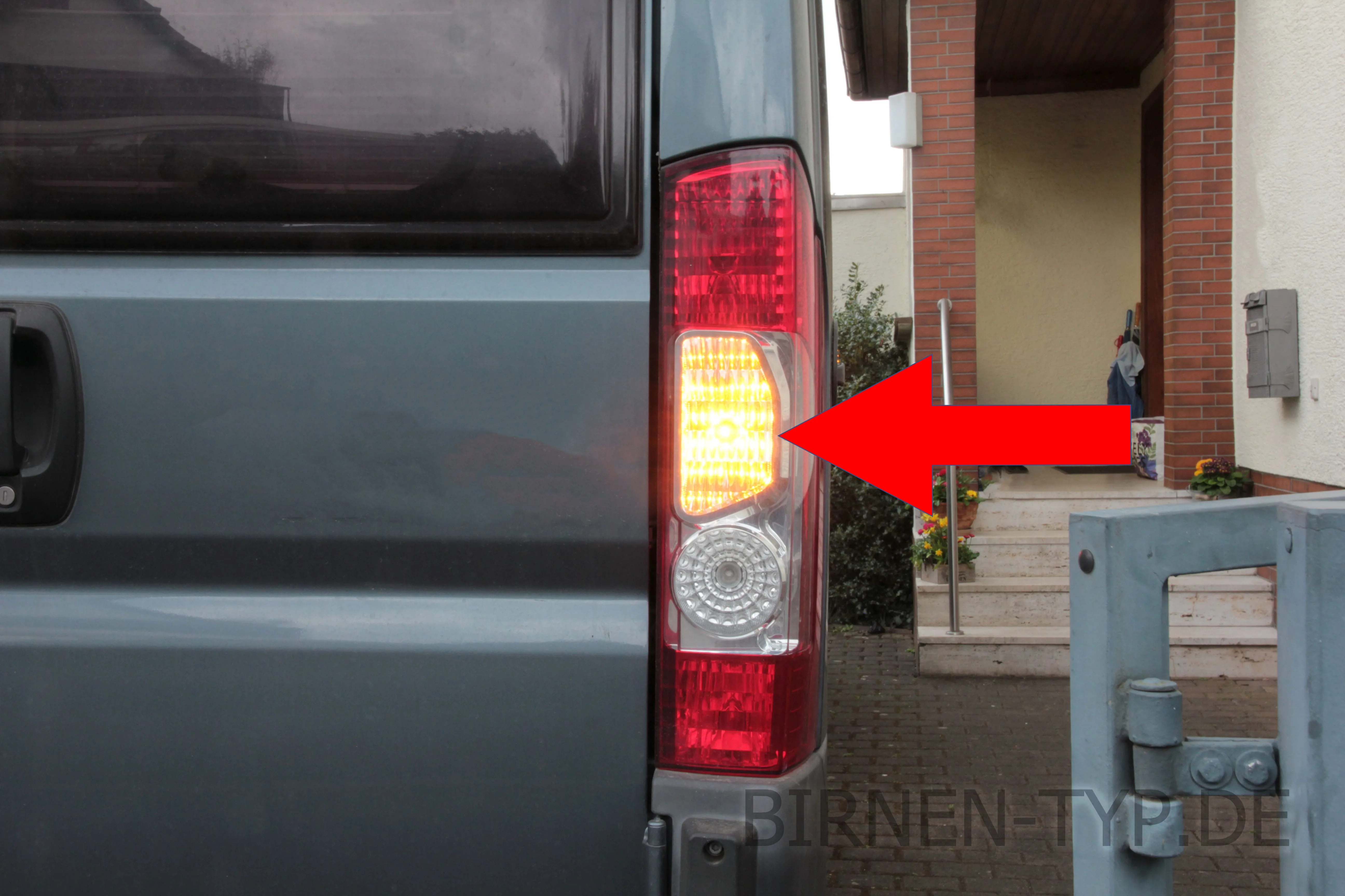 Blinker hinten des Fiat Ducato 3. Gen