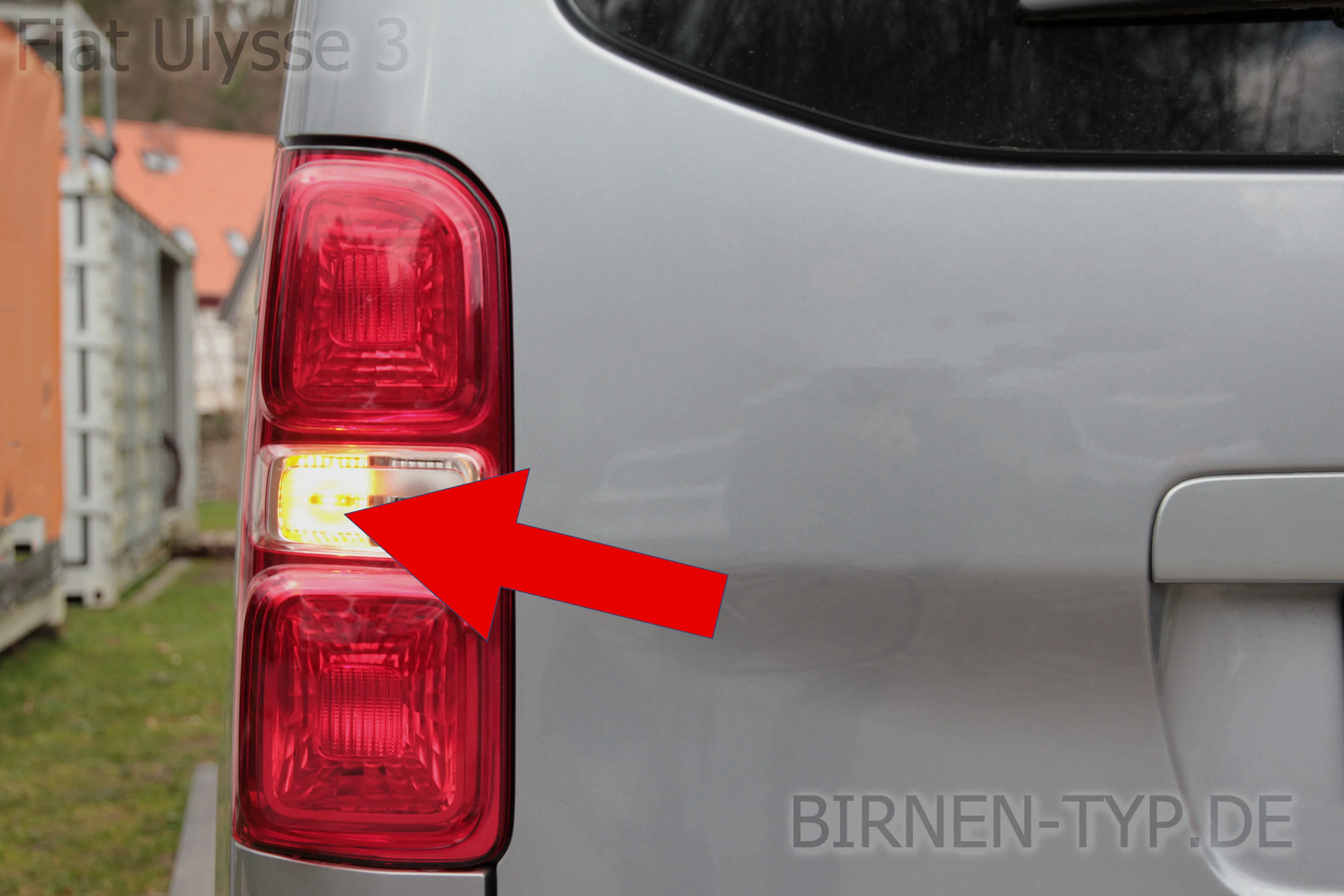 Blinker hinten des Fiat Ulysse