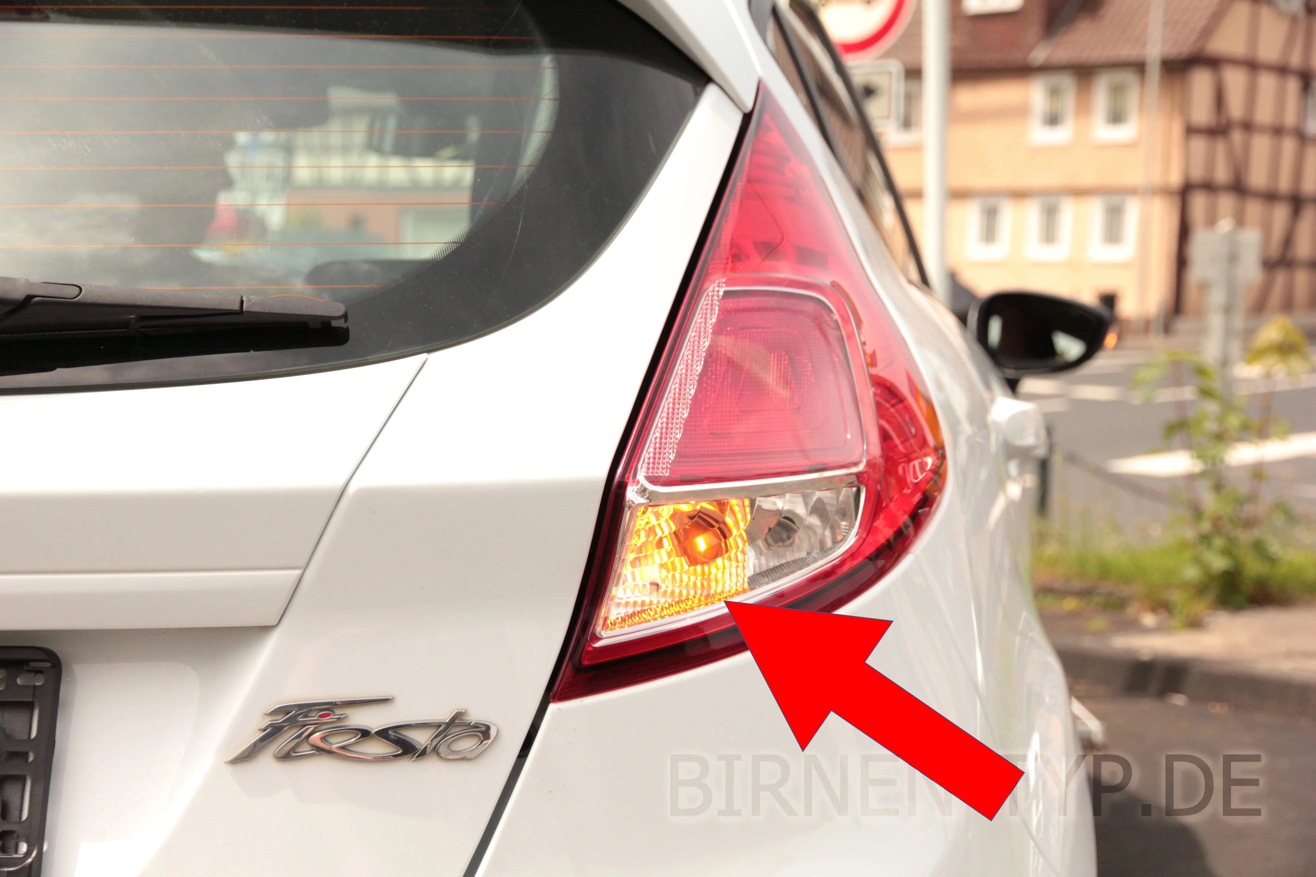 Blinker hinten des Ford Fiesta 7. Gen