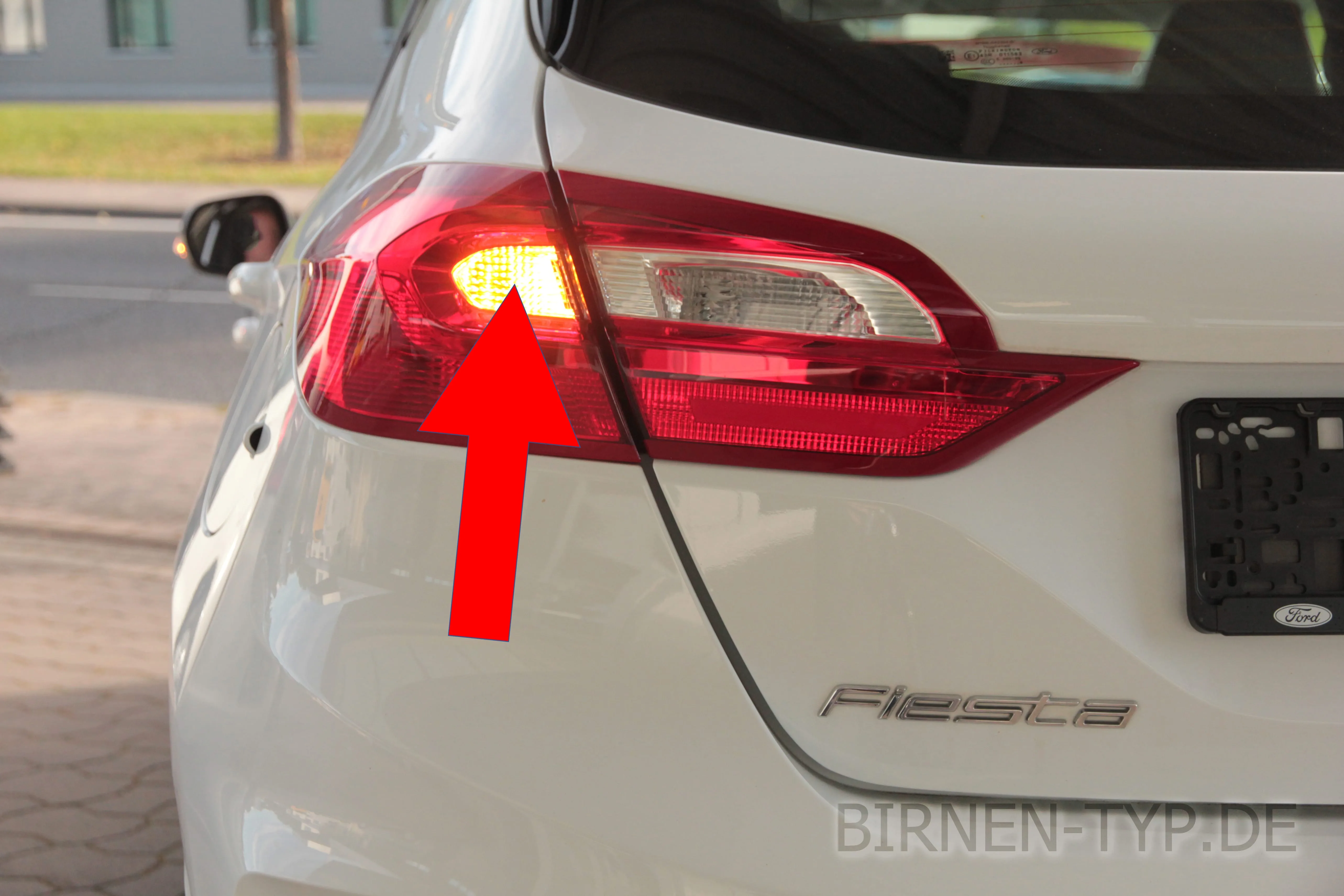 Blinker hinten des Ford Fiesta MK8