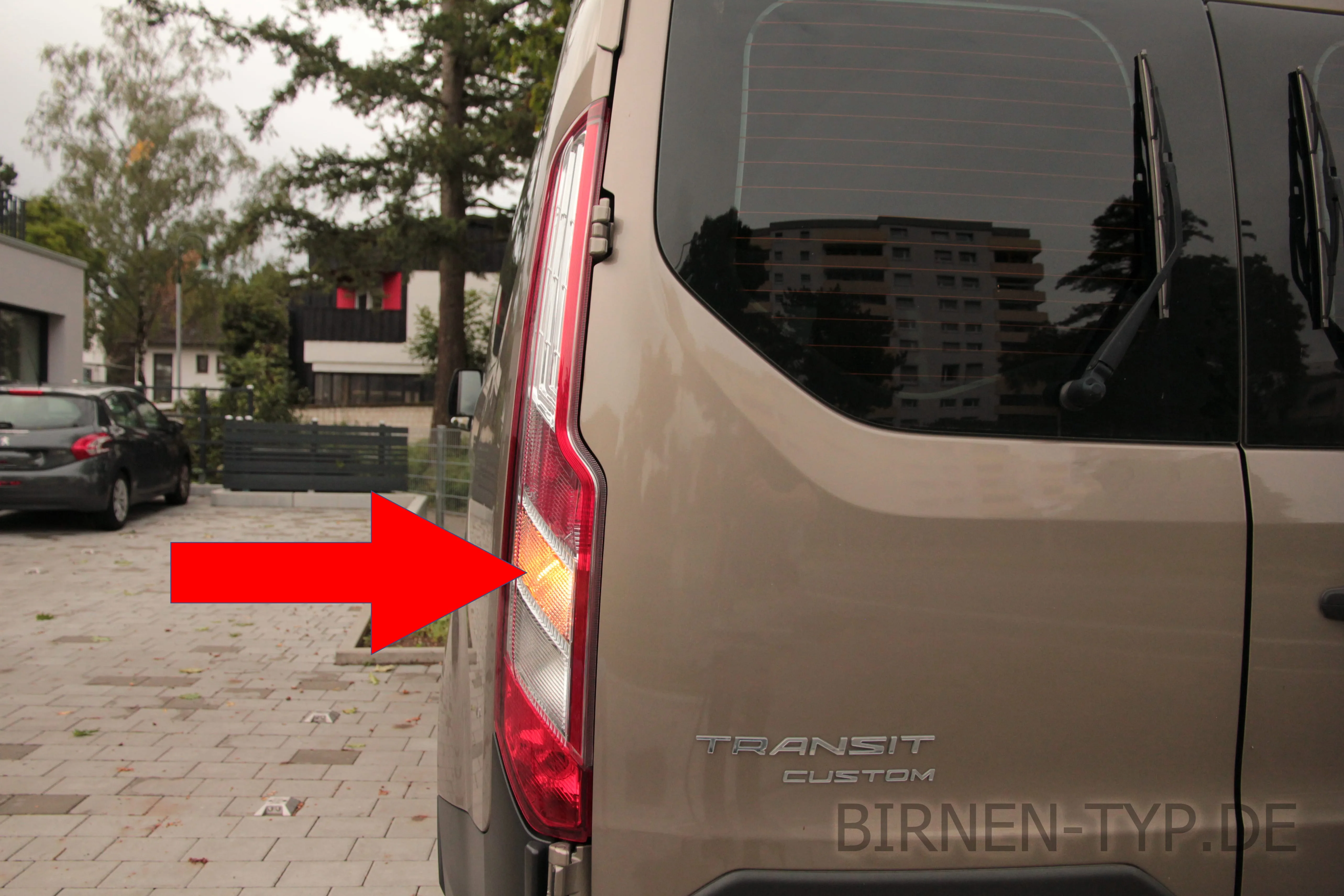 Blinker hinten des Ford Transit Custom