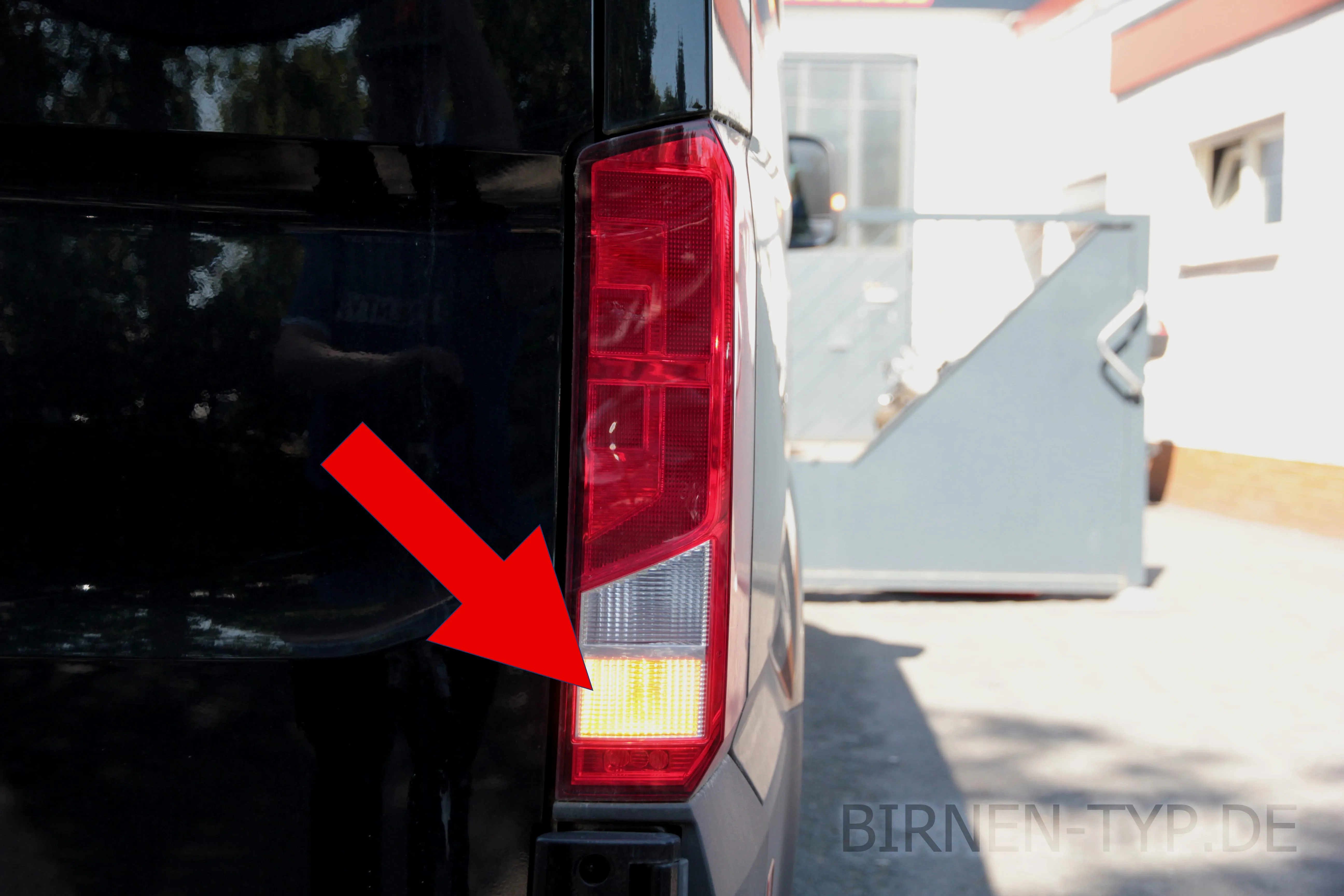 Blinker hinten des MAN TGE 1. Gen., Transporter / Van