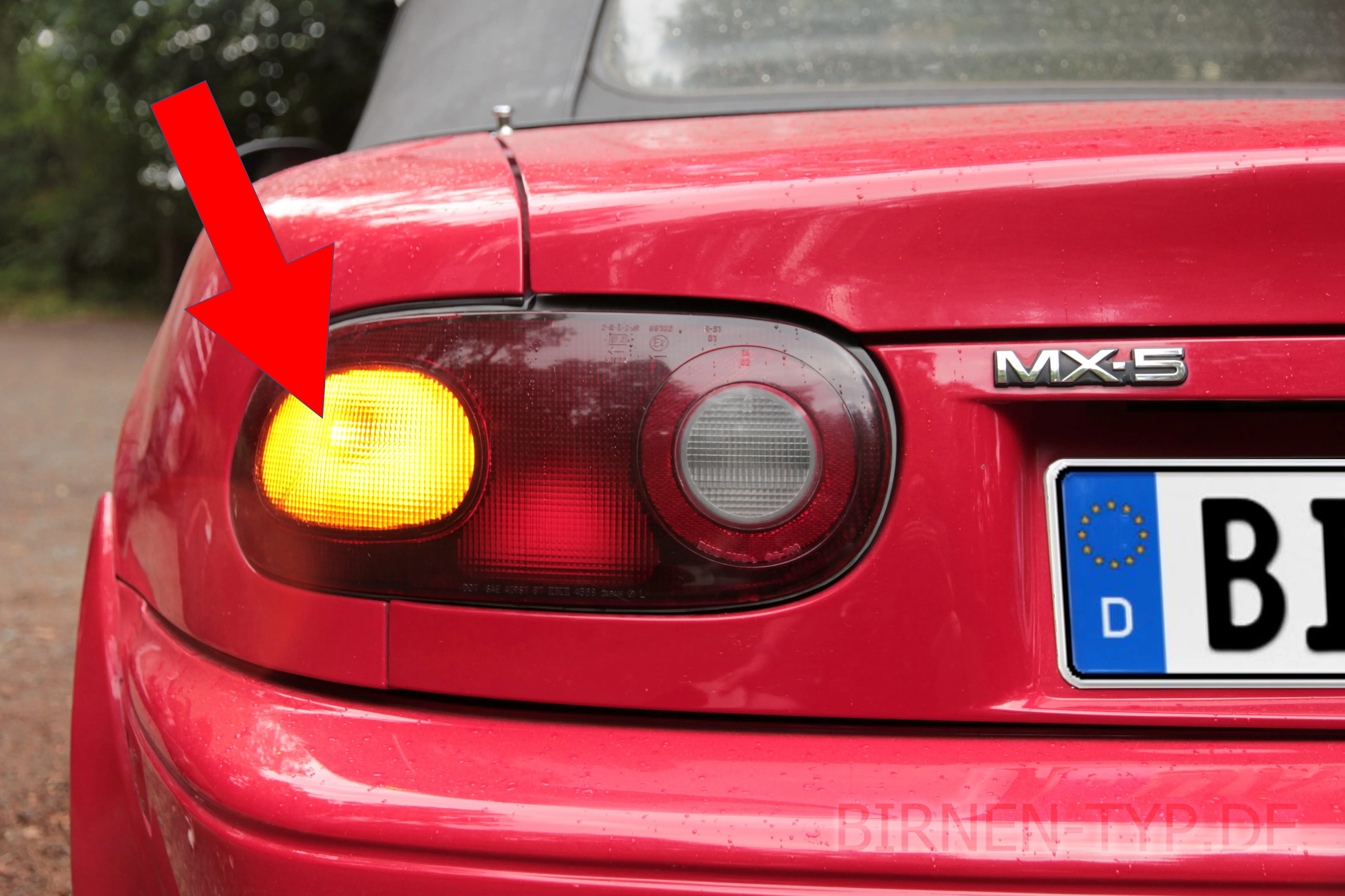Blinker hinten des Mazda MX-5 / Miata