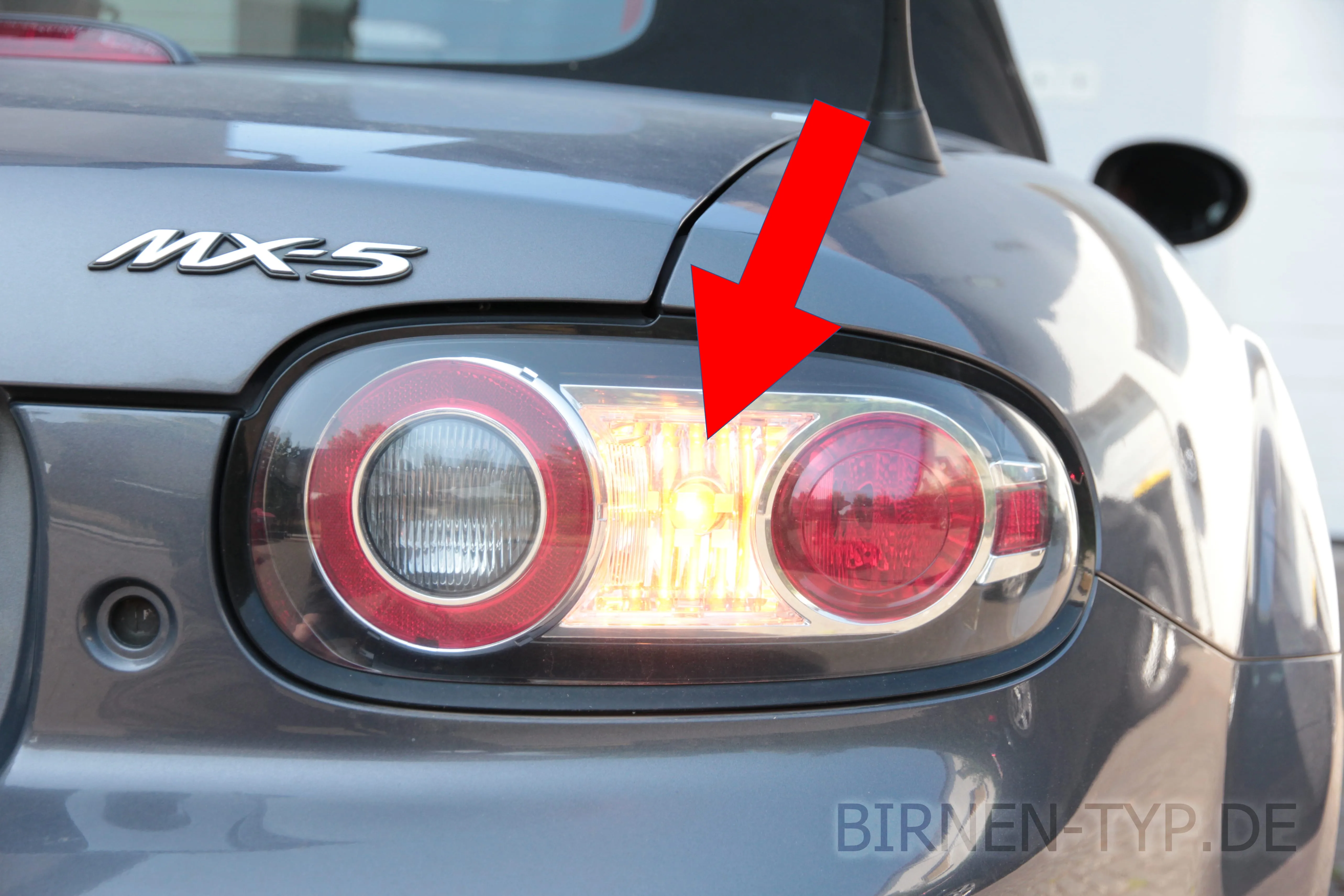 Blinker hinten des Mazda MX-5 / Miata