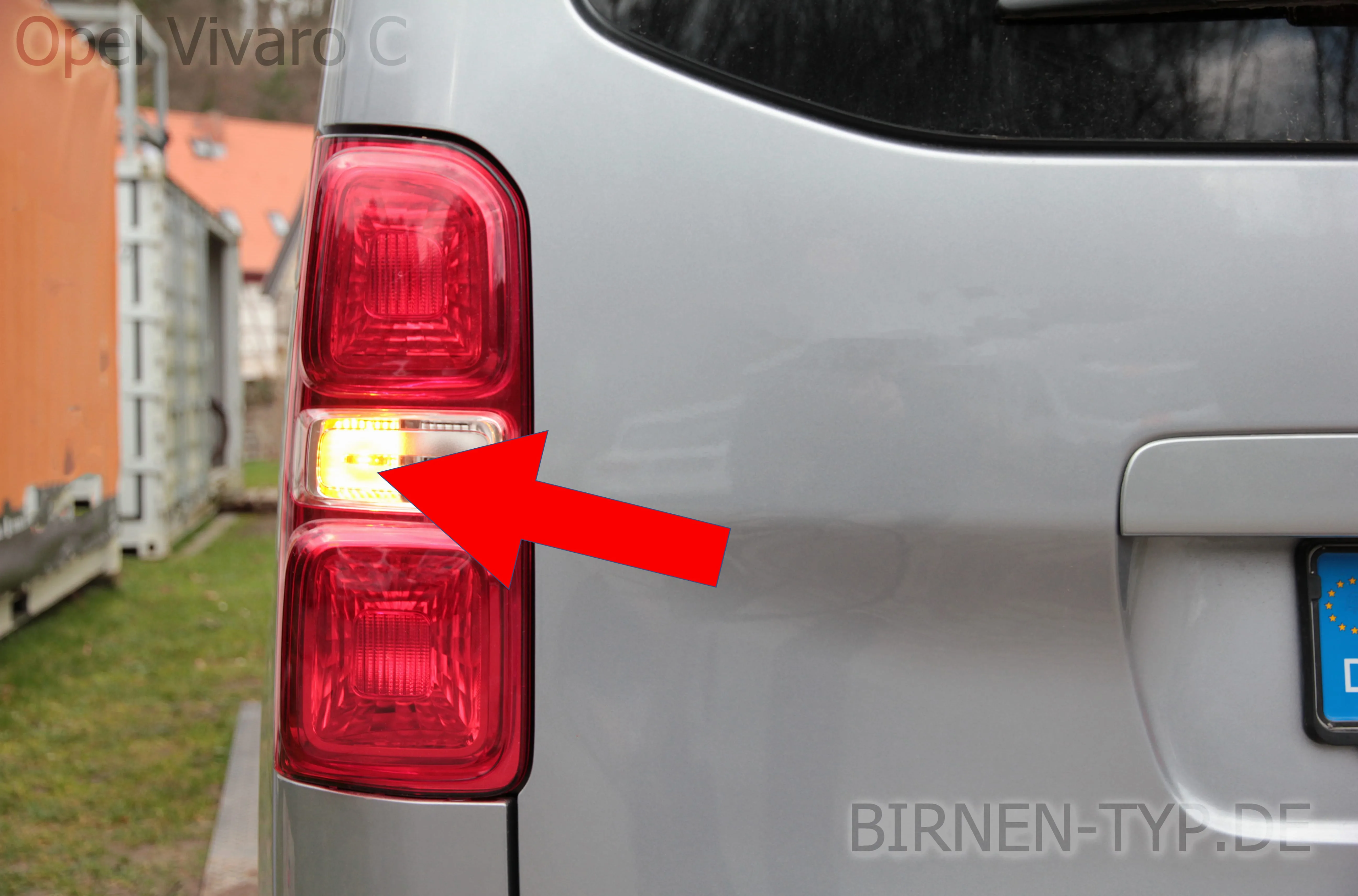 Blinker hinten des Opel Vivaro C