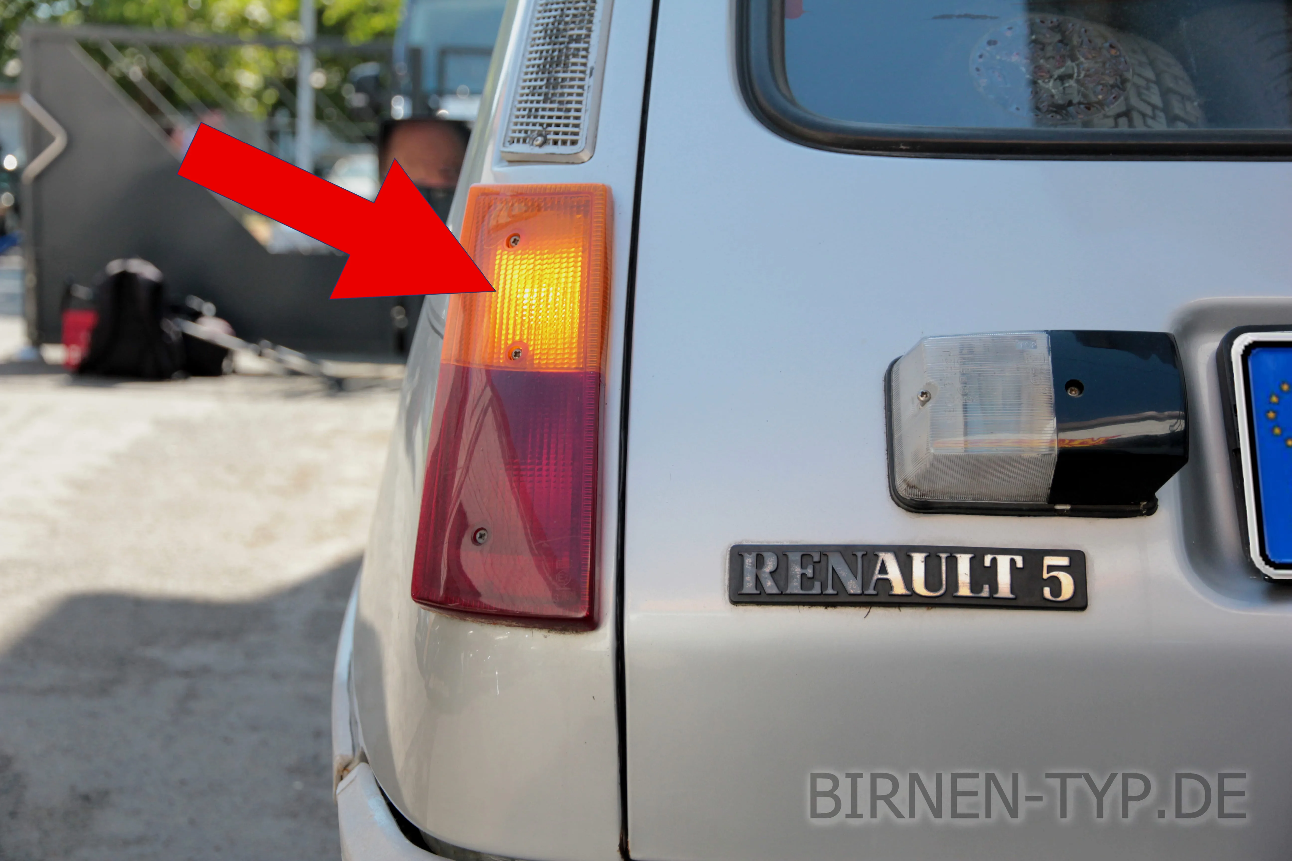 Blinker hinten des Renault 5