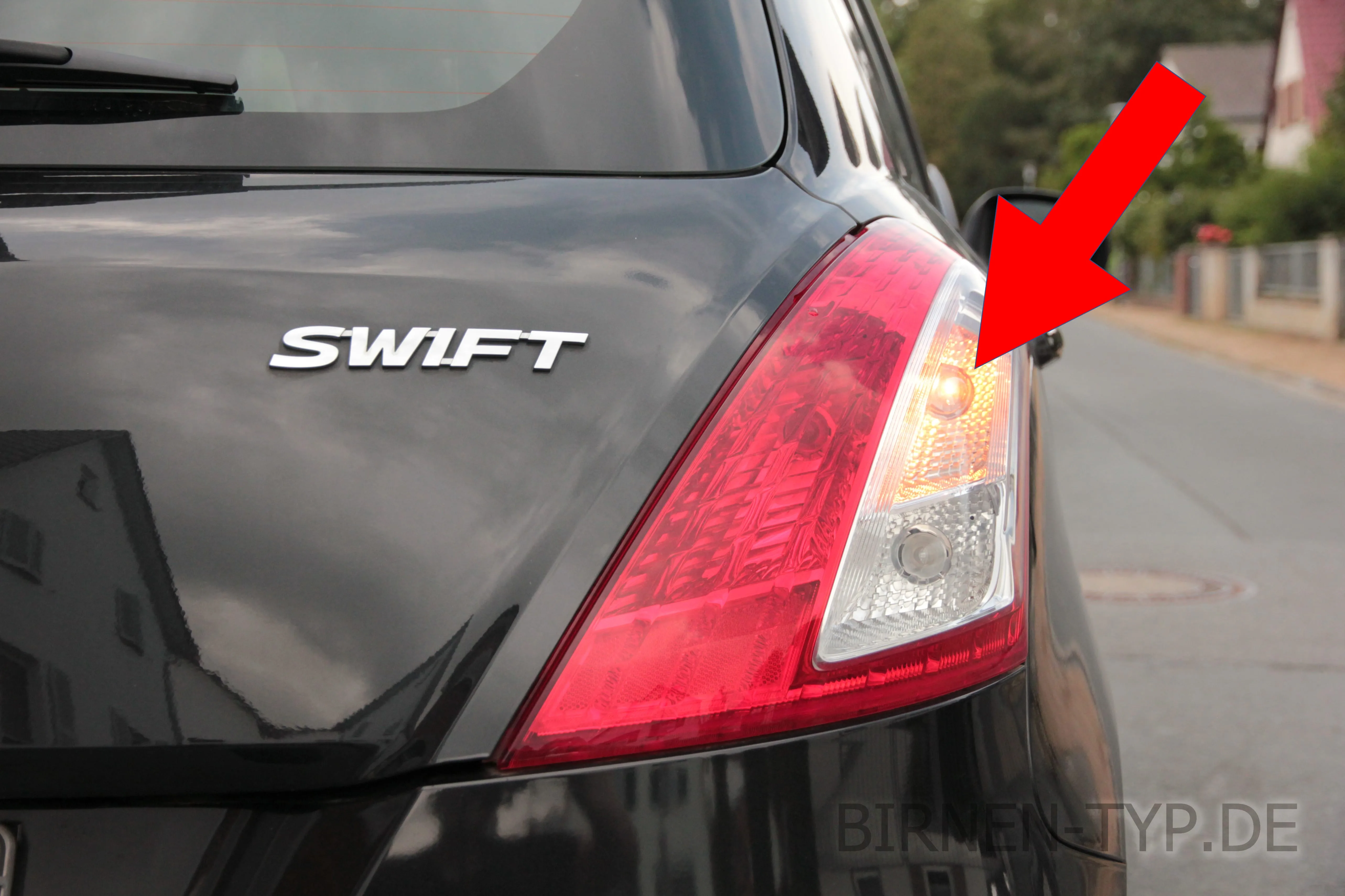 Blinker hinten des Suzuki Swift