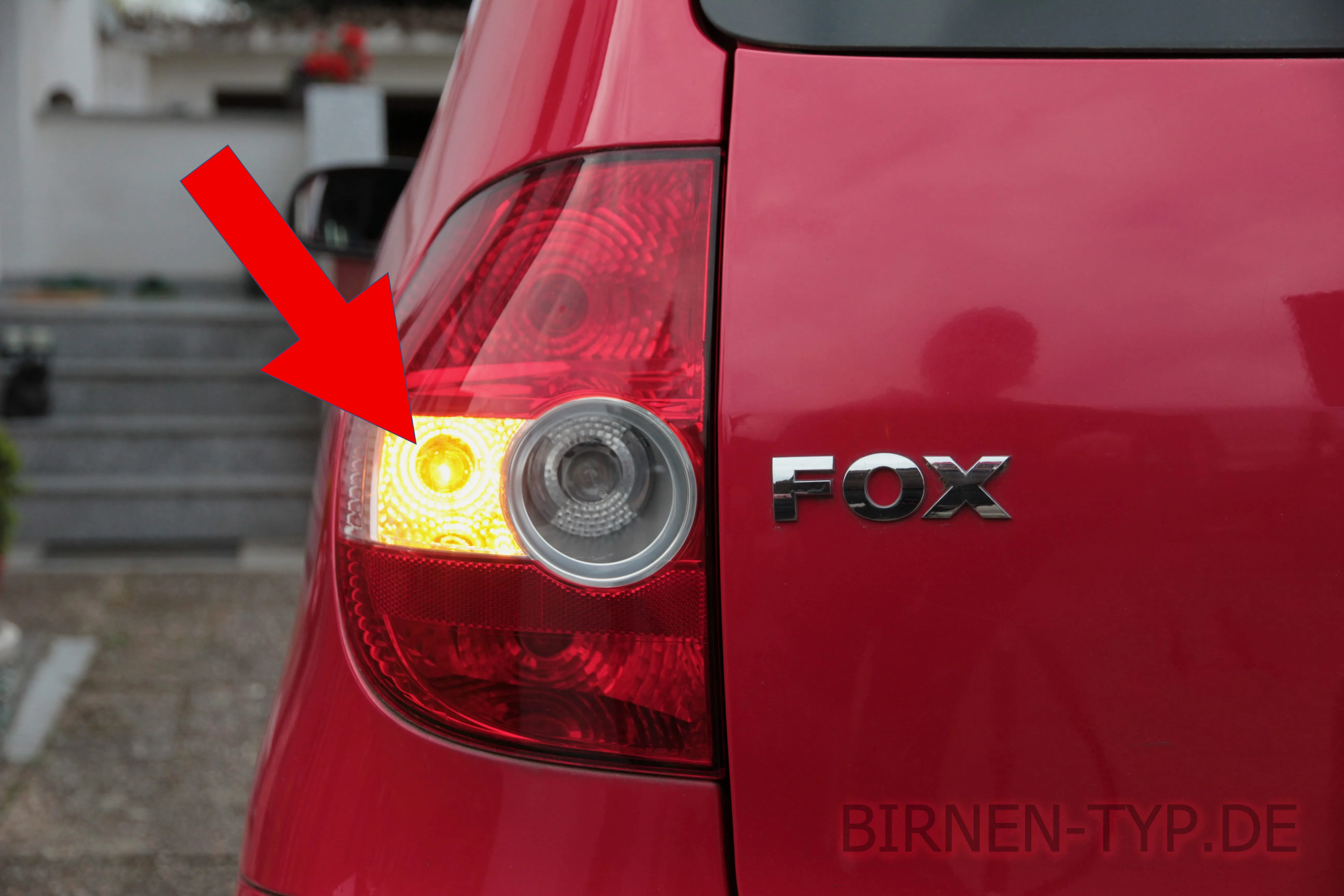 Blinker hinten des VW Fox