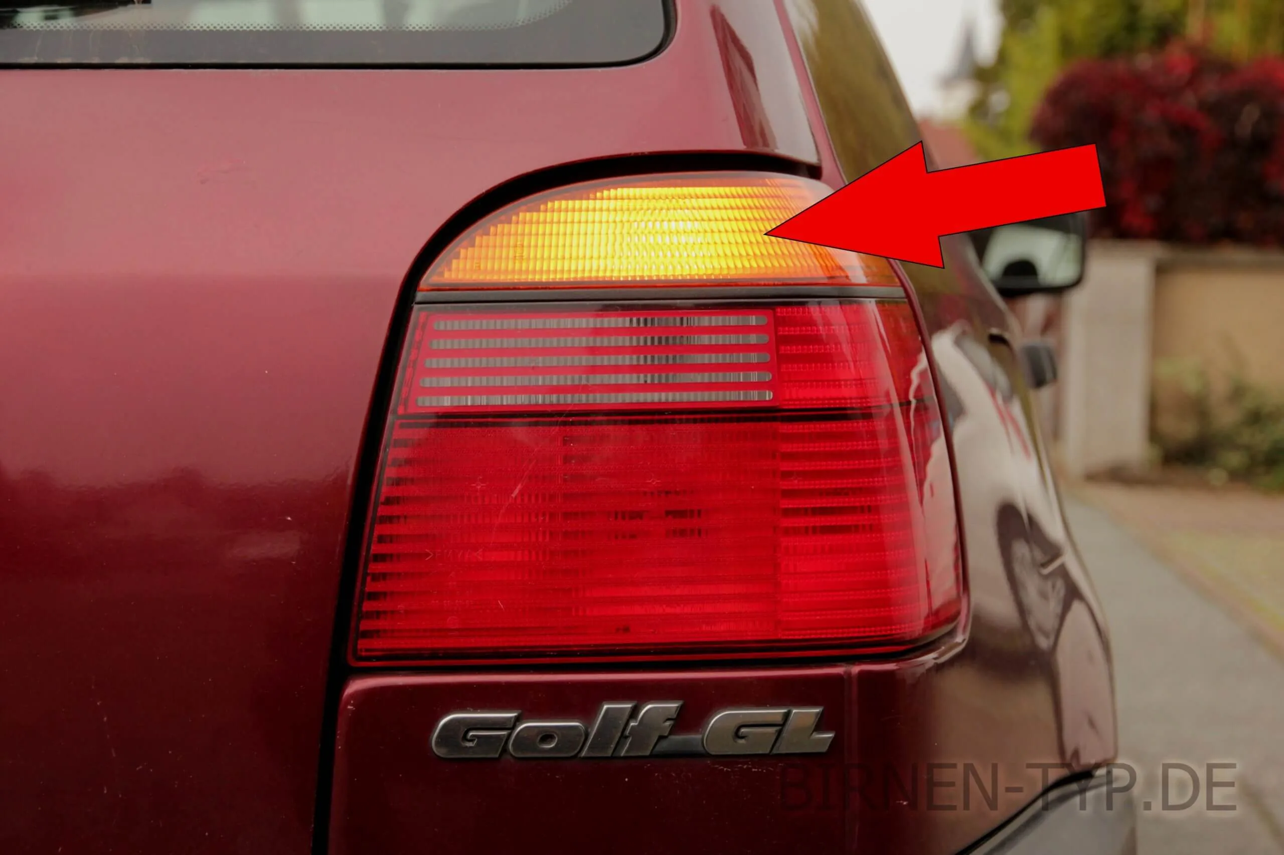 Blinker hinten des VW Golf 3
