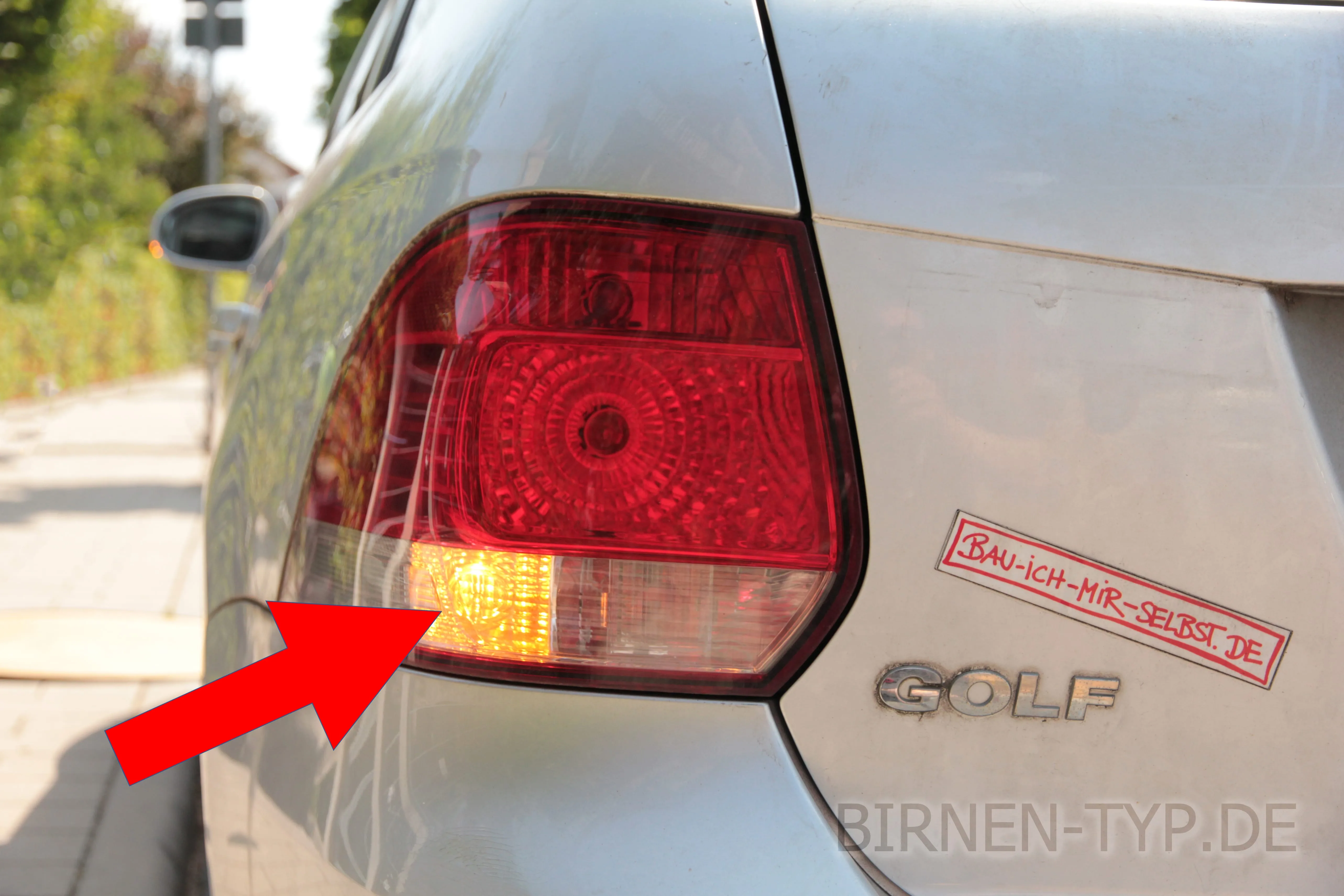 Blinker hinten des VW Golf 6 Variant / Kombi