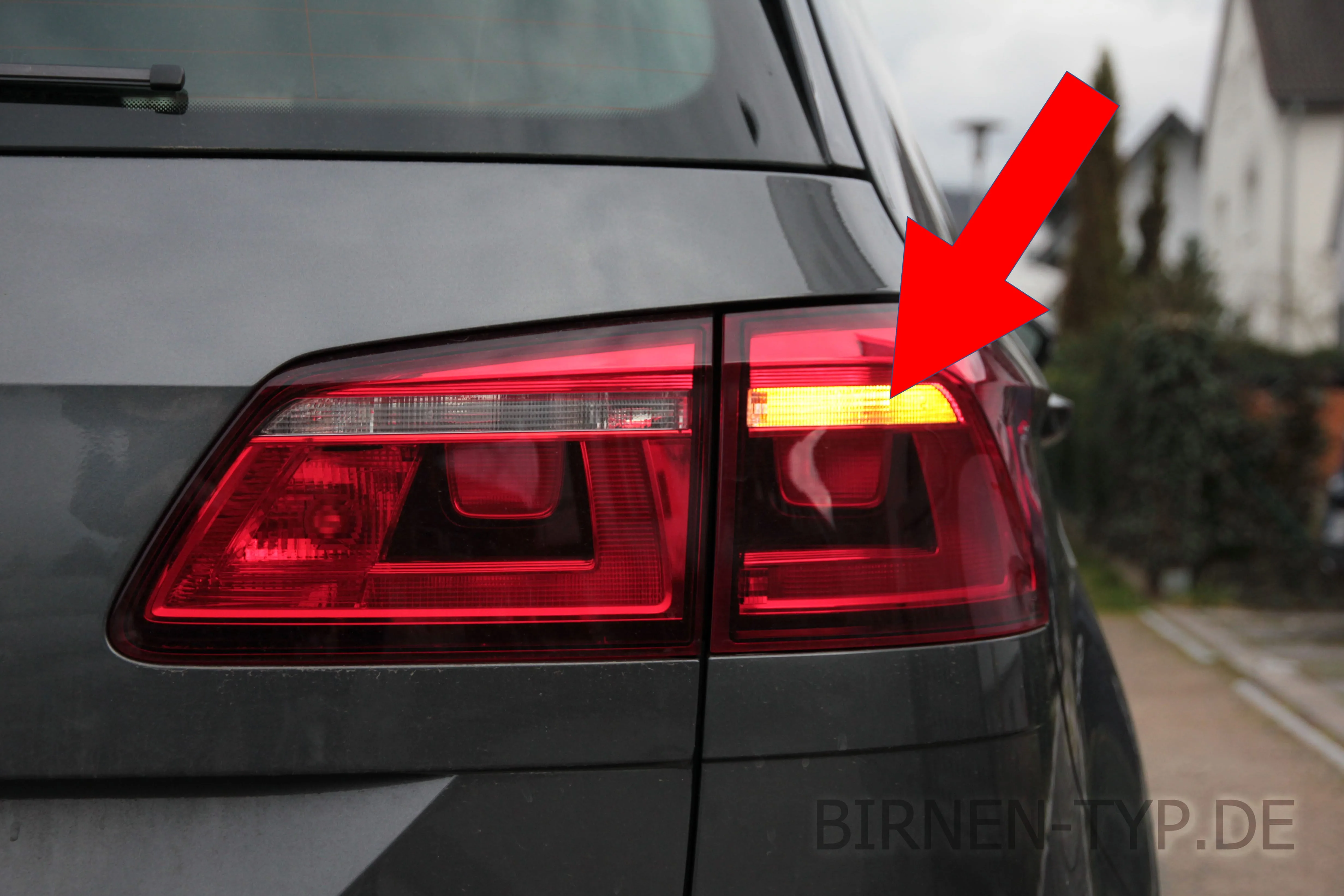 Blinker hinten des VW Golf Sportsvan