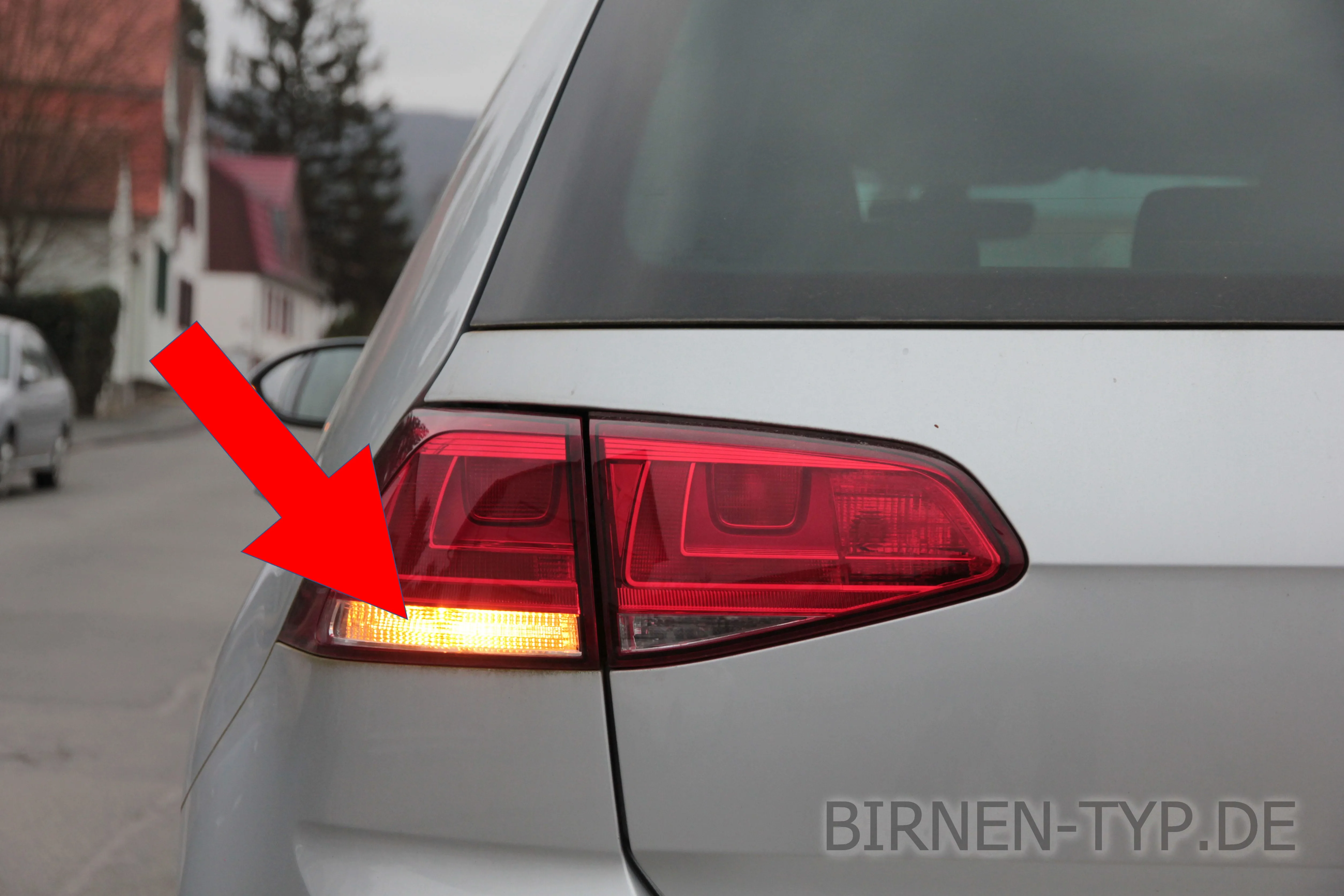 Blinker hinten am VW Golf 7
