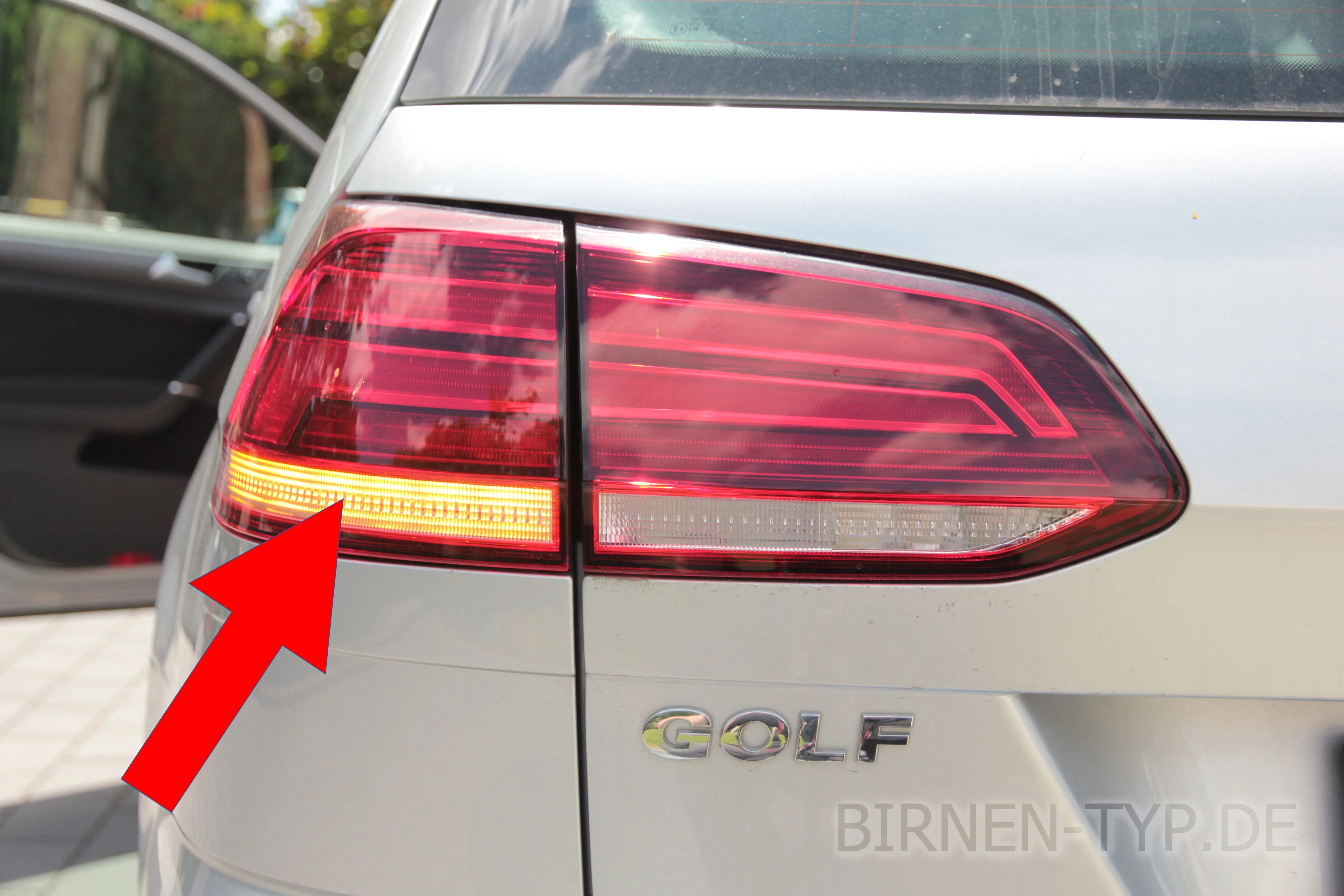 Blinker hinten des VW Golf 7