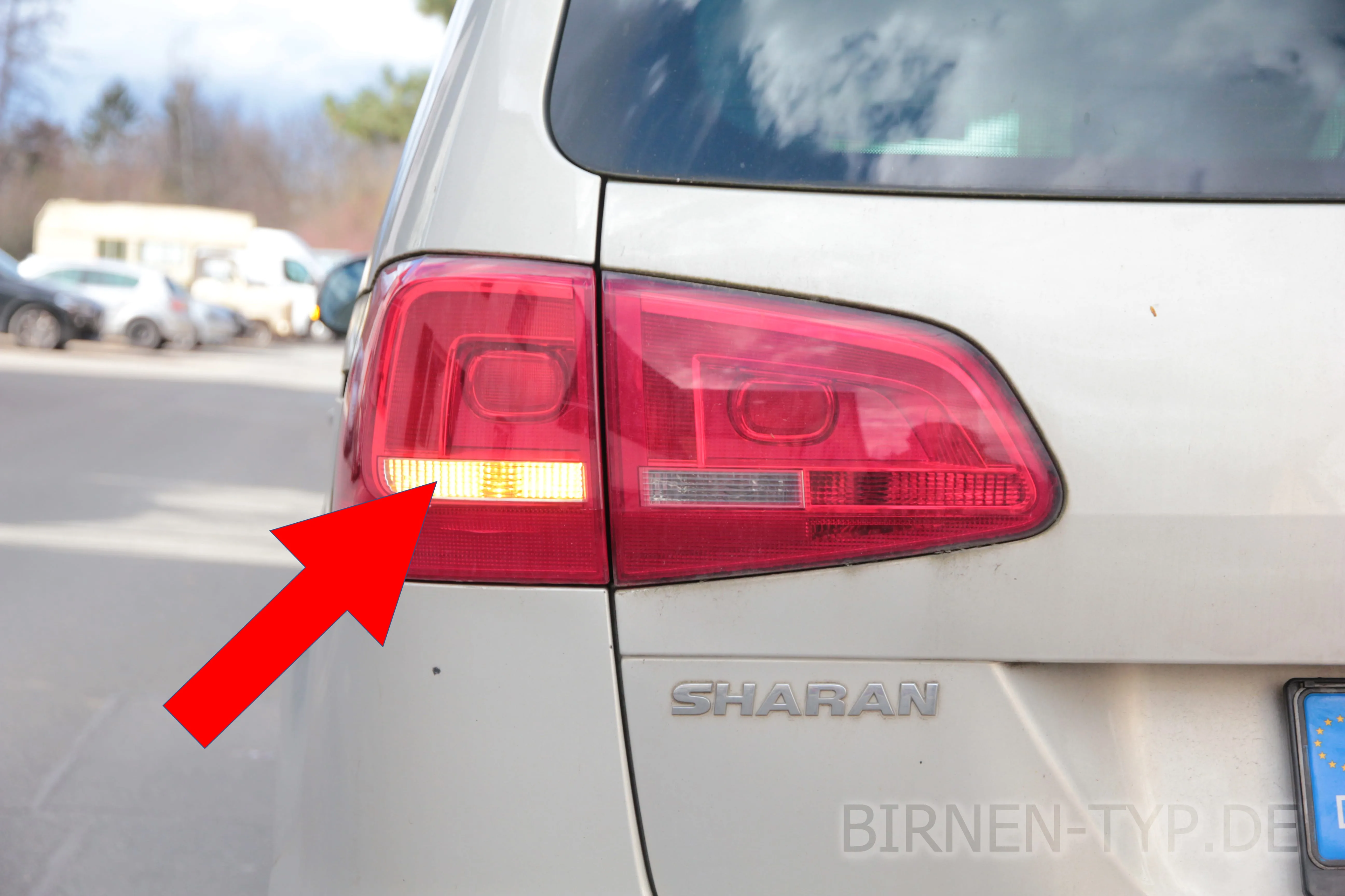 Blinker hinten des VW Sharan