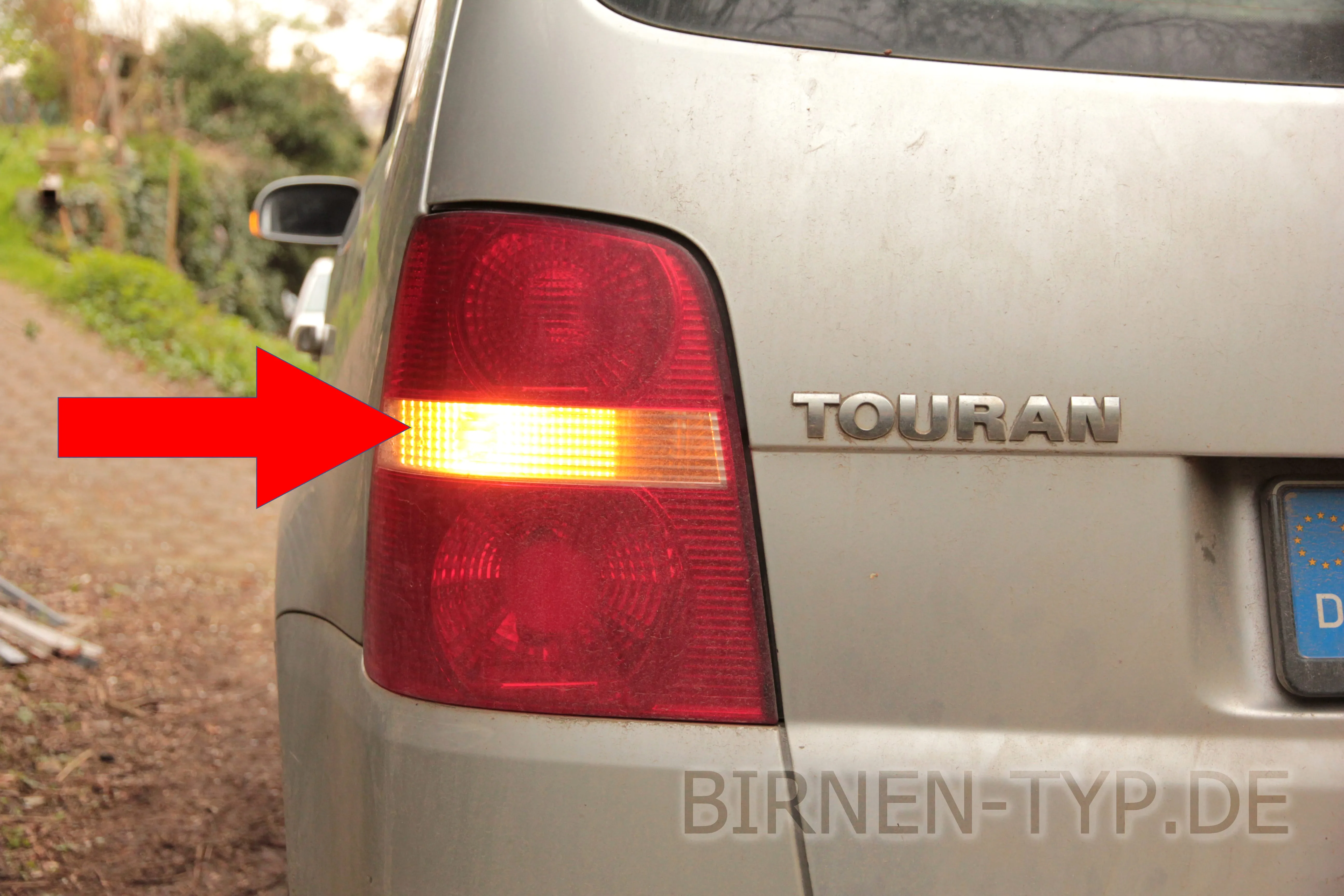 Blinker hinten des VW Touran 1. Gen