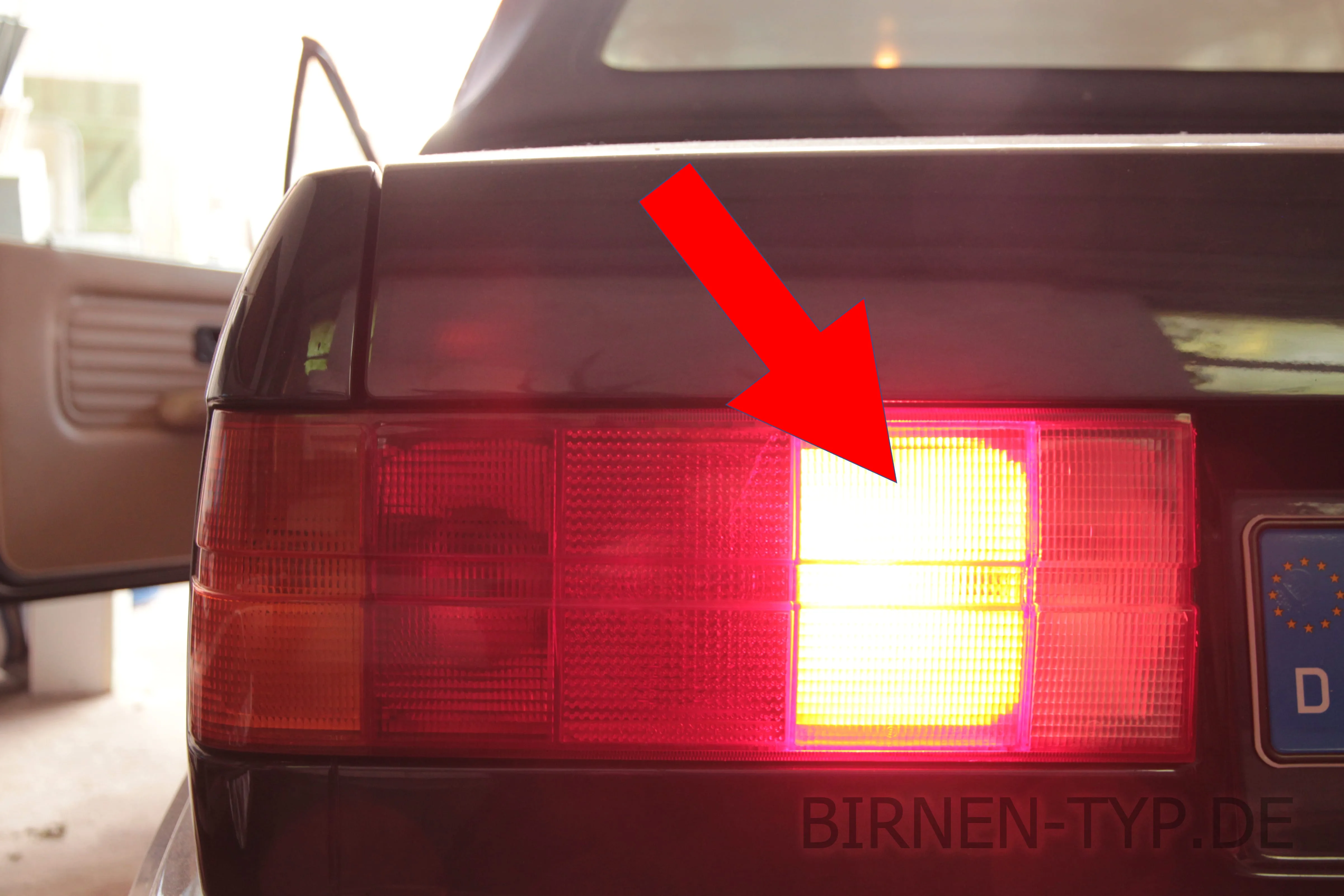Bremslicht des BMW 3er — vor Facelift
