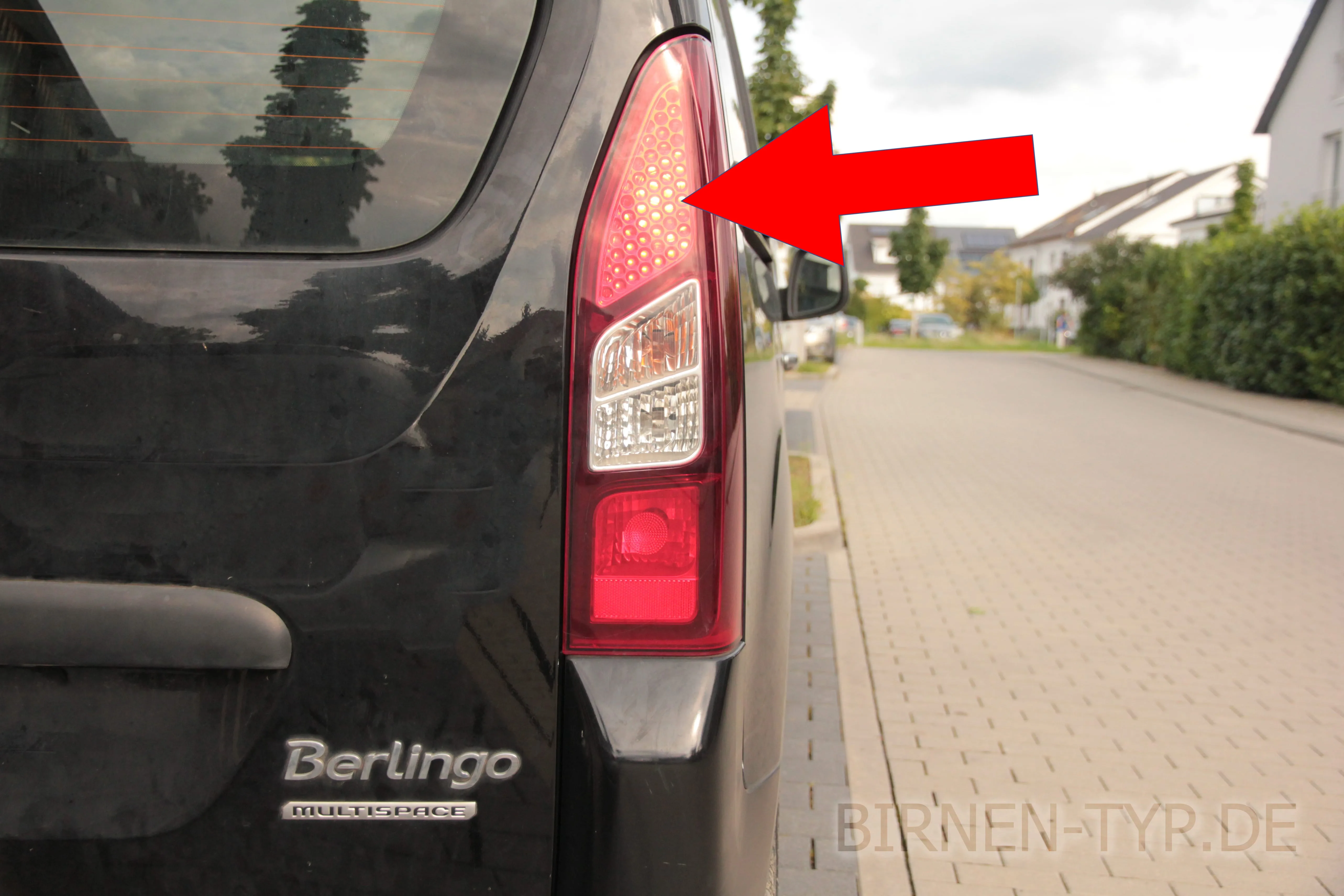 Bremslicht des Citroën Berlingo