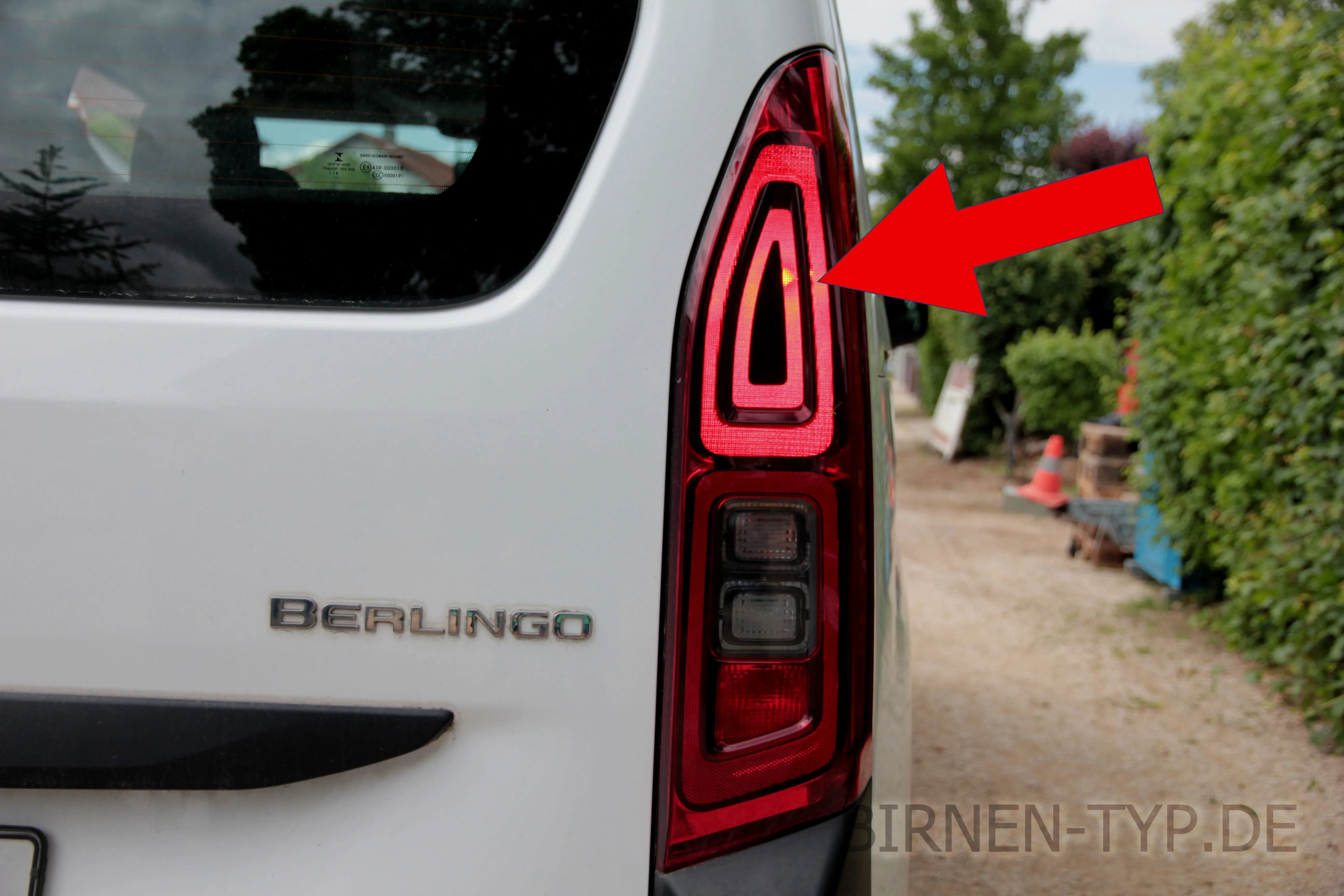 Bremslicht des Citroën Berlingo 3. Gen. (Typ: K9/ER/EC, 2018-heute))