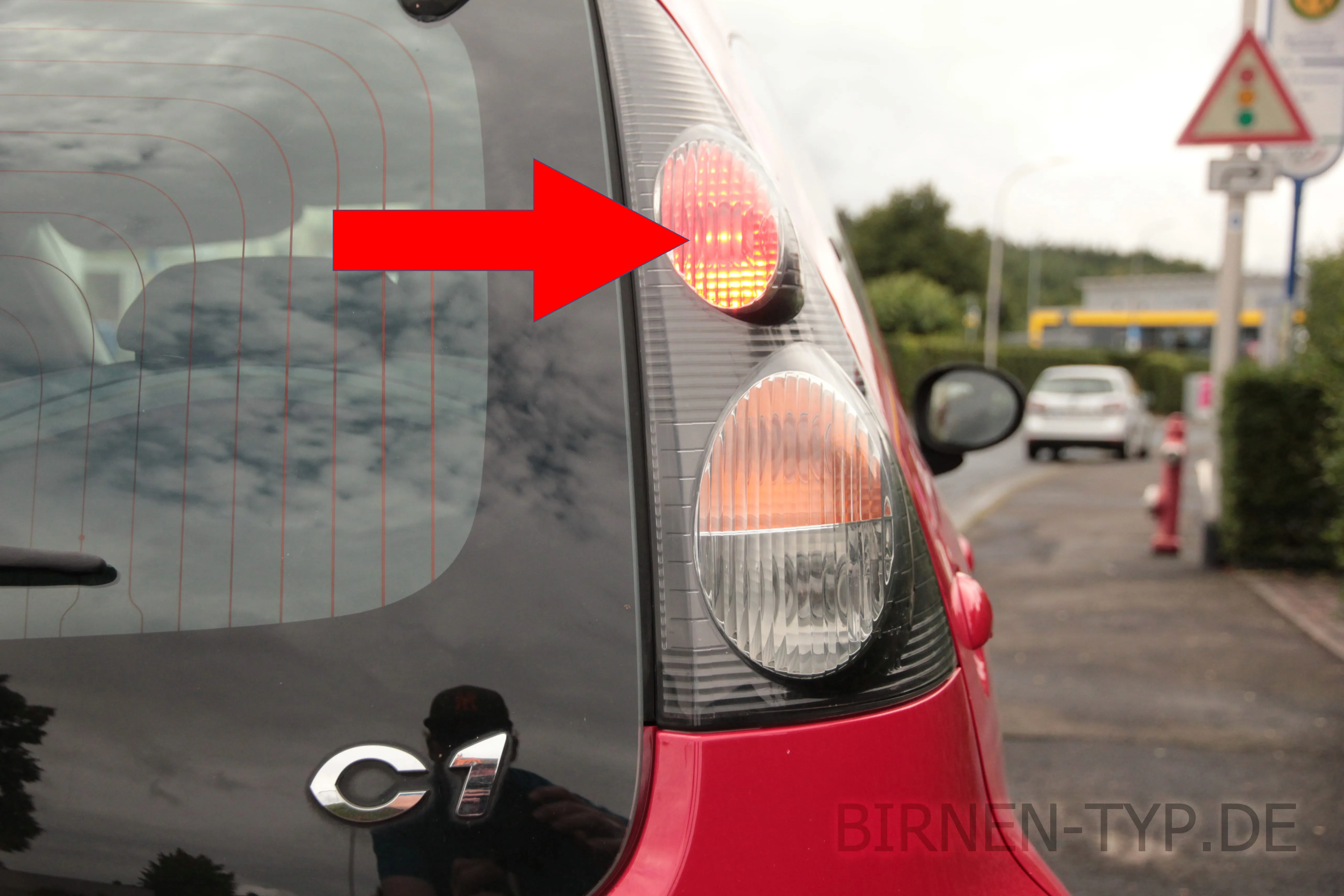 Bremslicht des Citroën C1