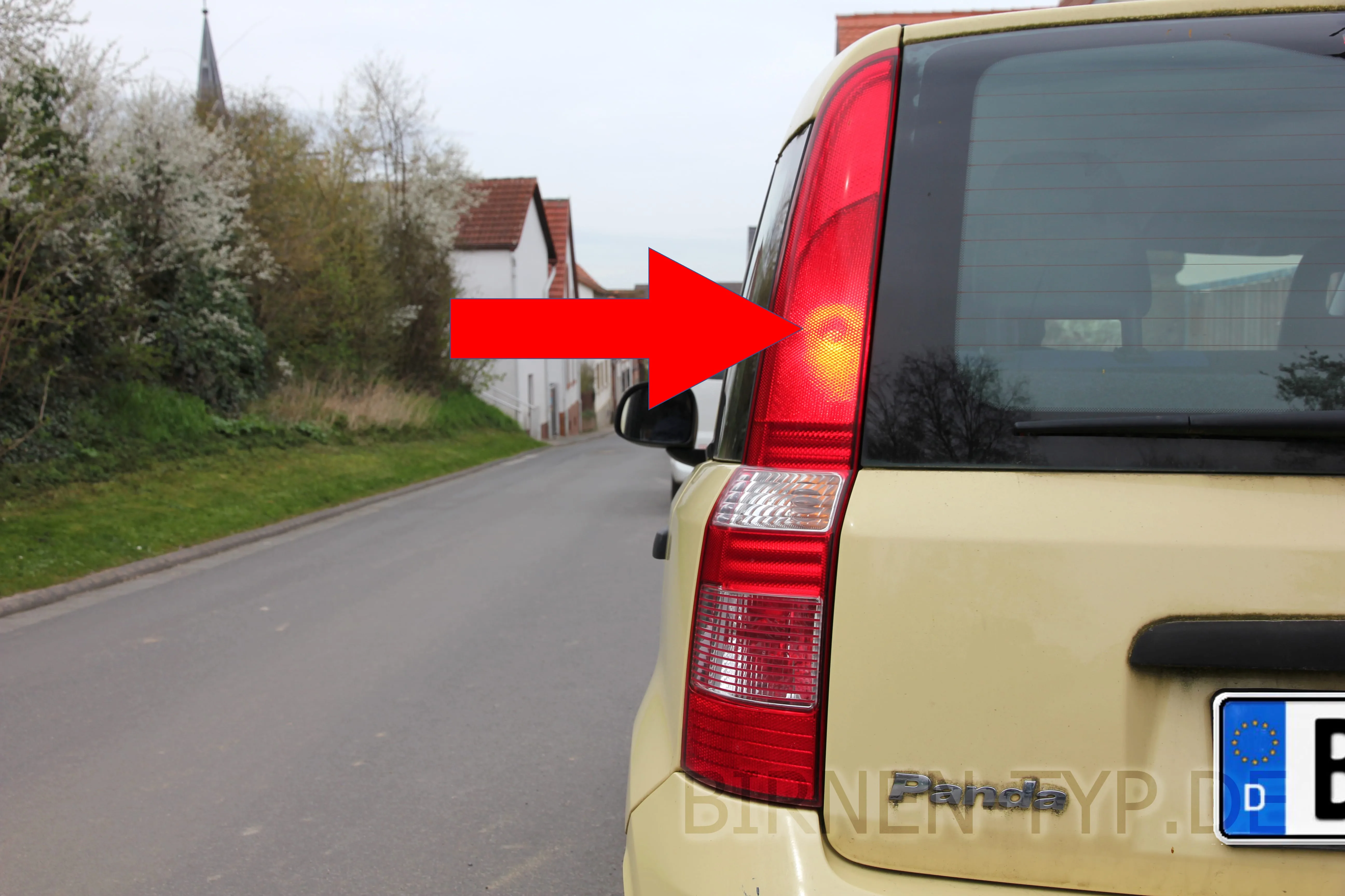 Bremslicht des Fiat Panda 2. Gen (Typ 169 (Nuova Panda) – 2003-2012)