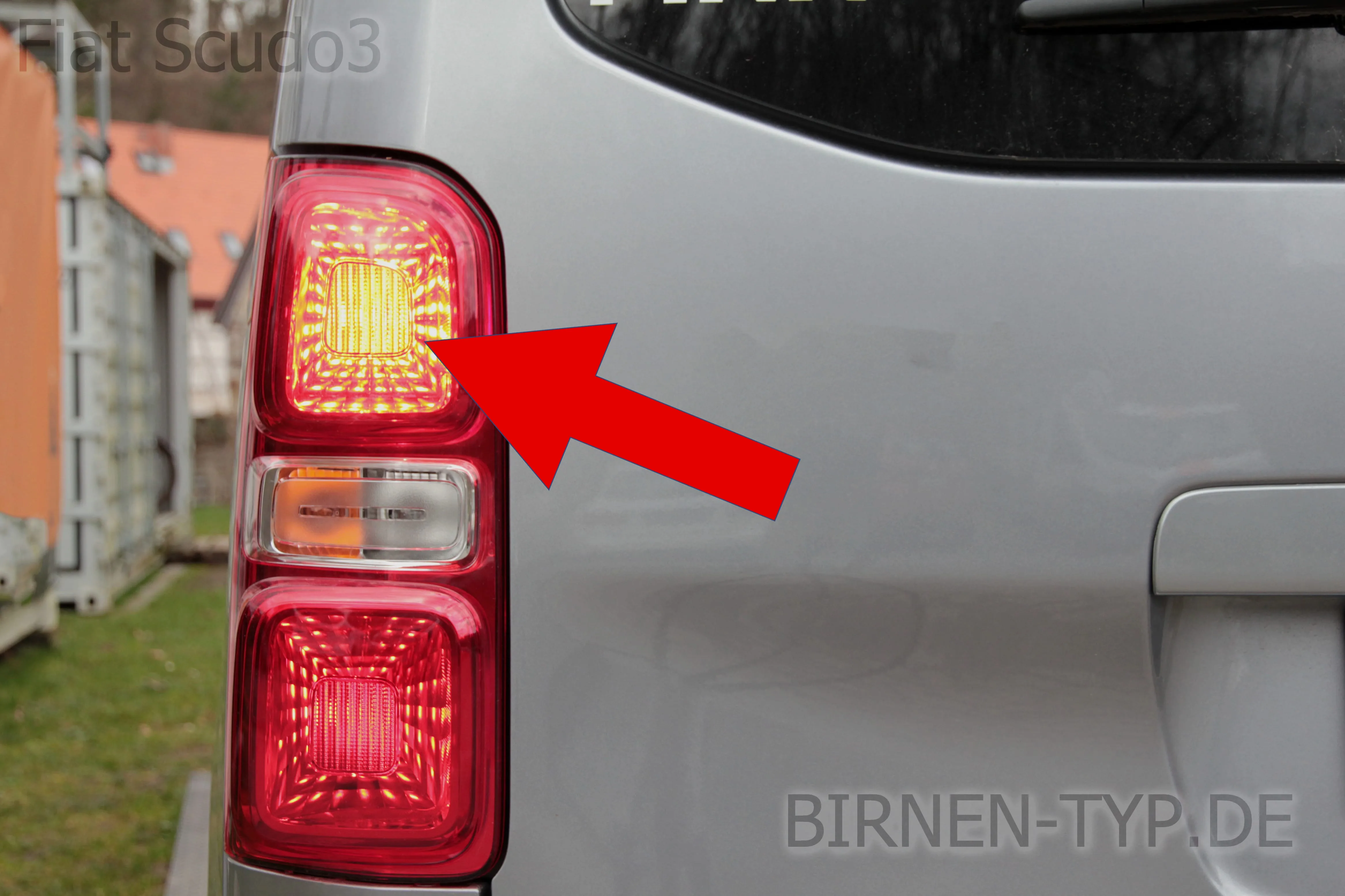 Bremslicht des Fiat Scudo