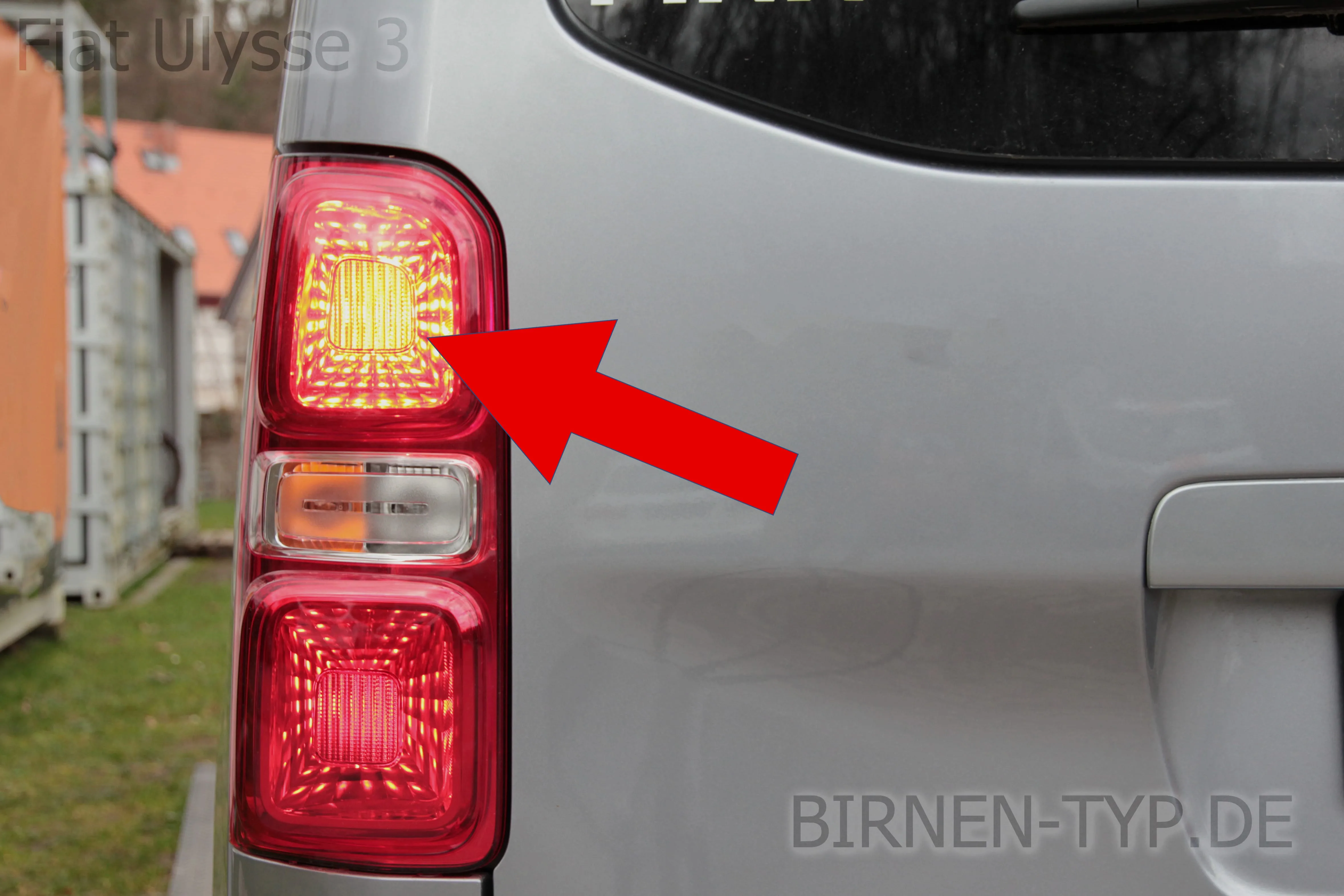 Bremslicht des Fiat Ulysse