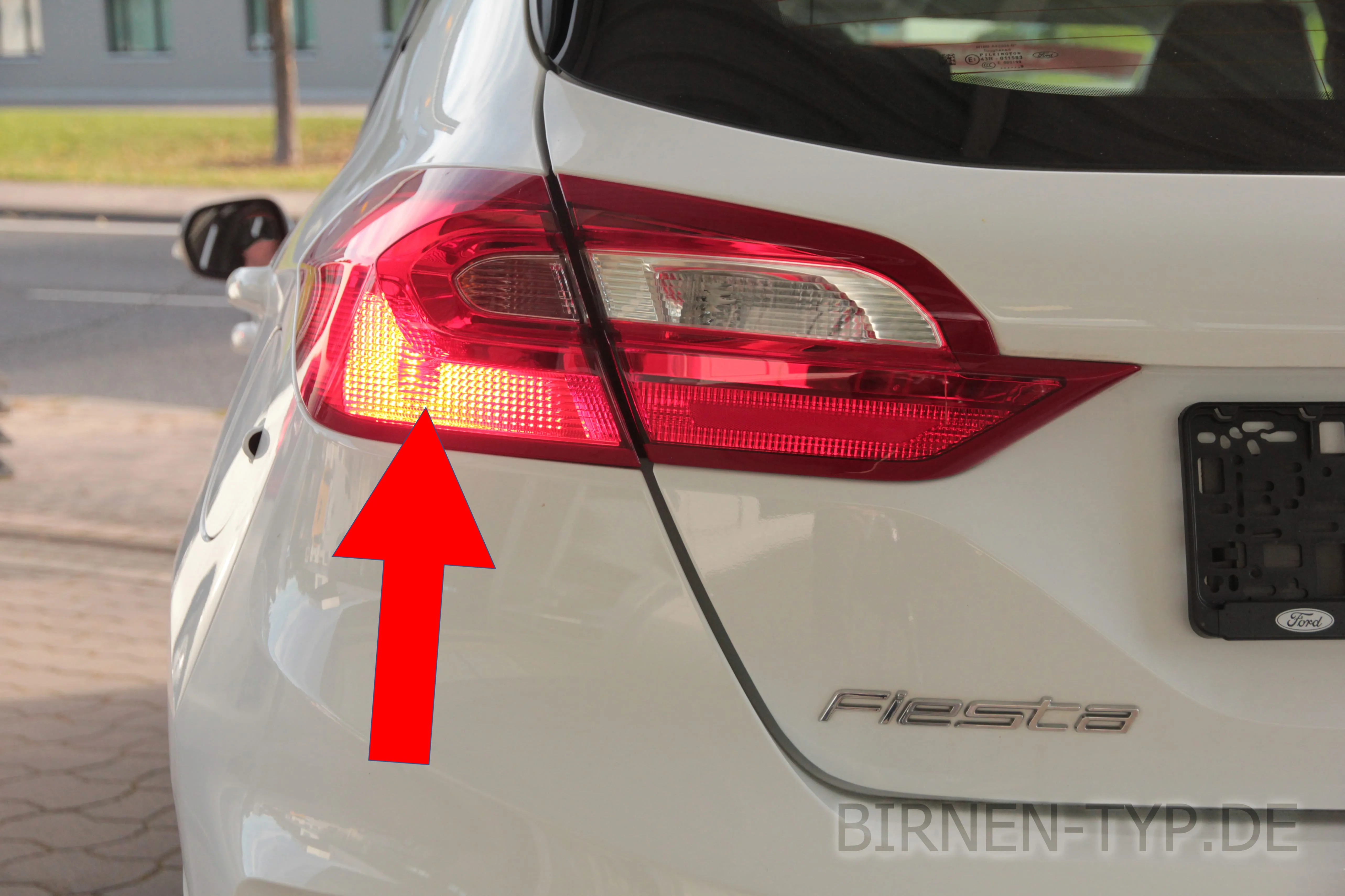 Bremslicht des Ford Fiesta MK8