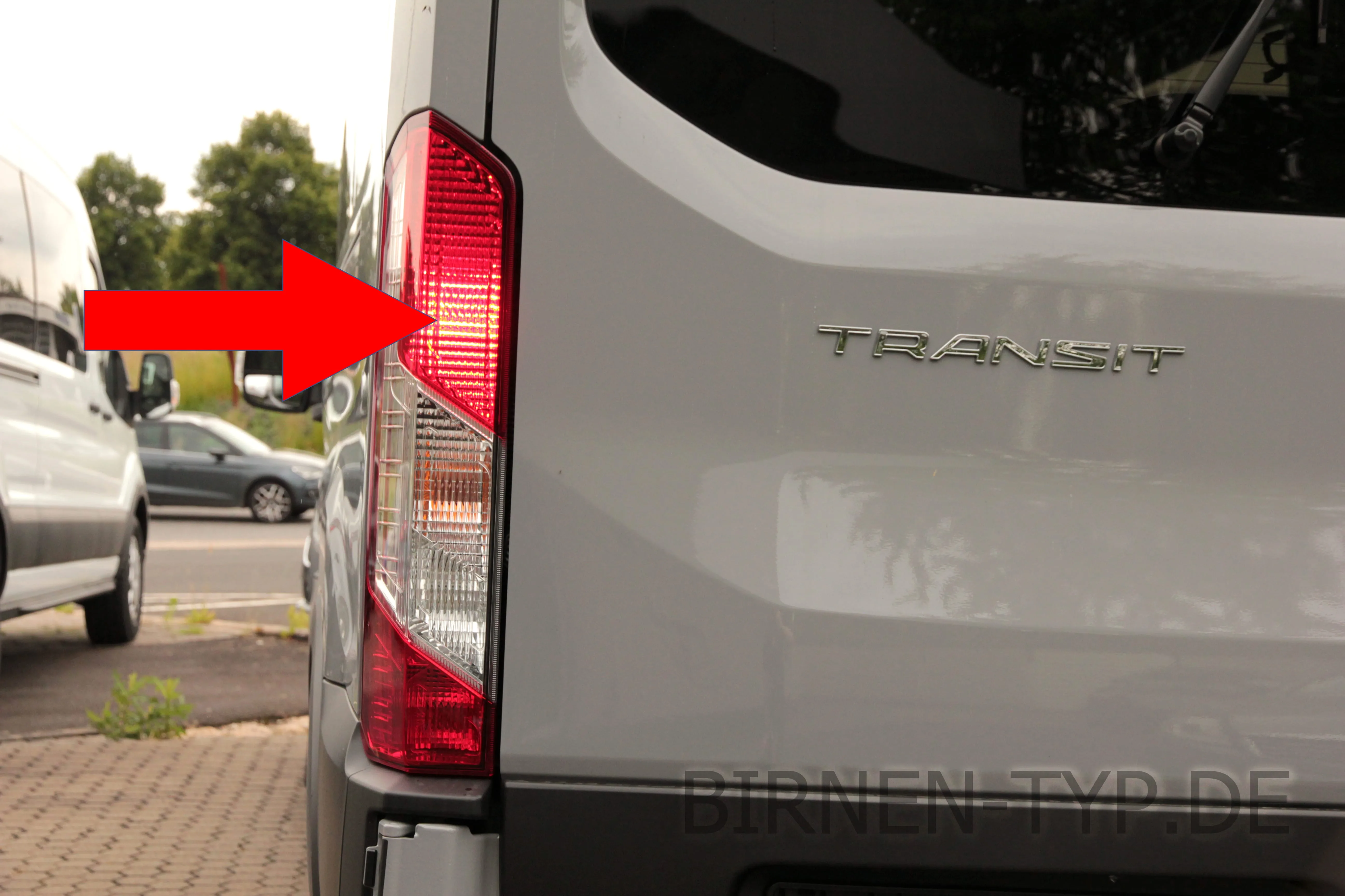 Bremslicht des Ford Transit 7