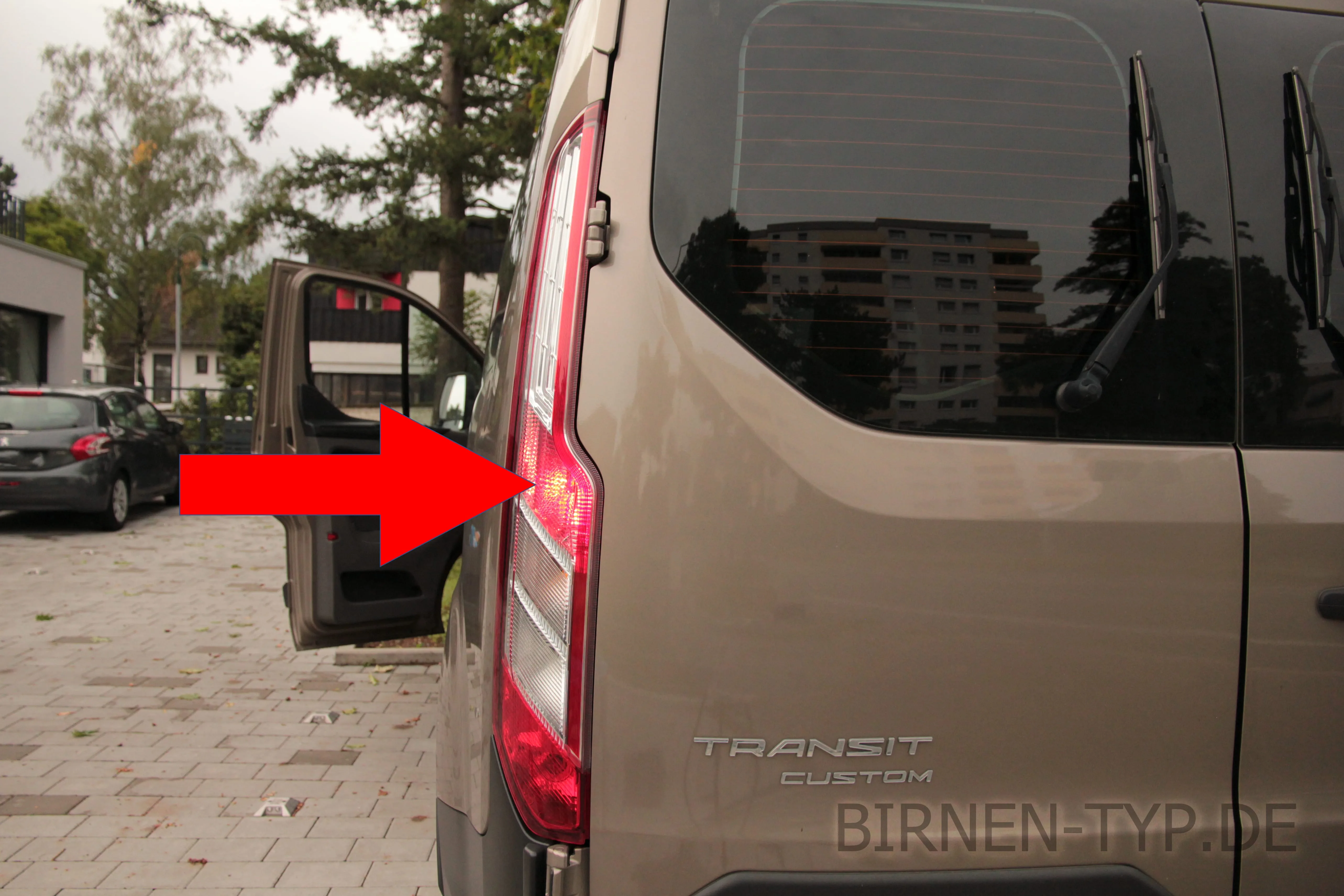 Bremslicht des Ford Transit Custom