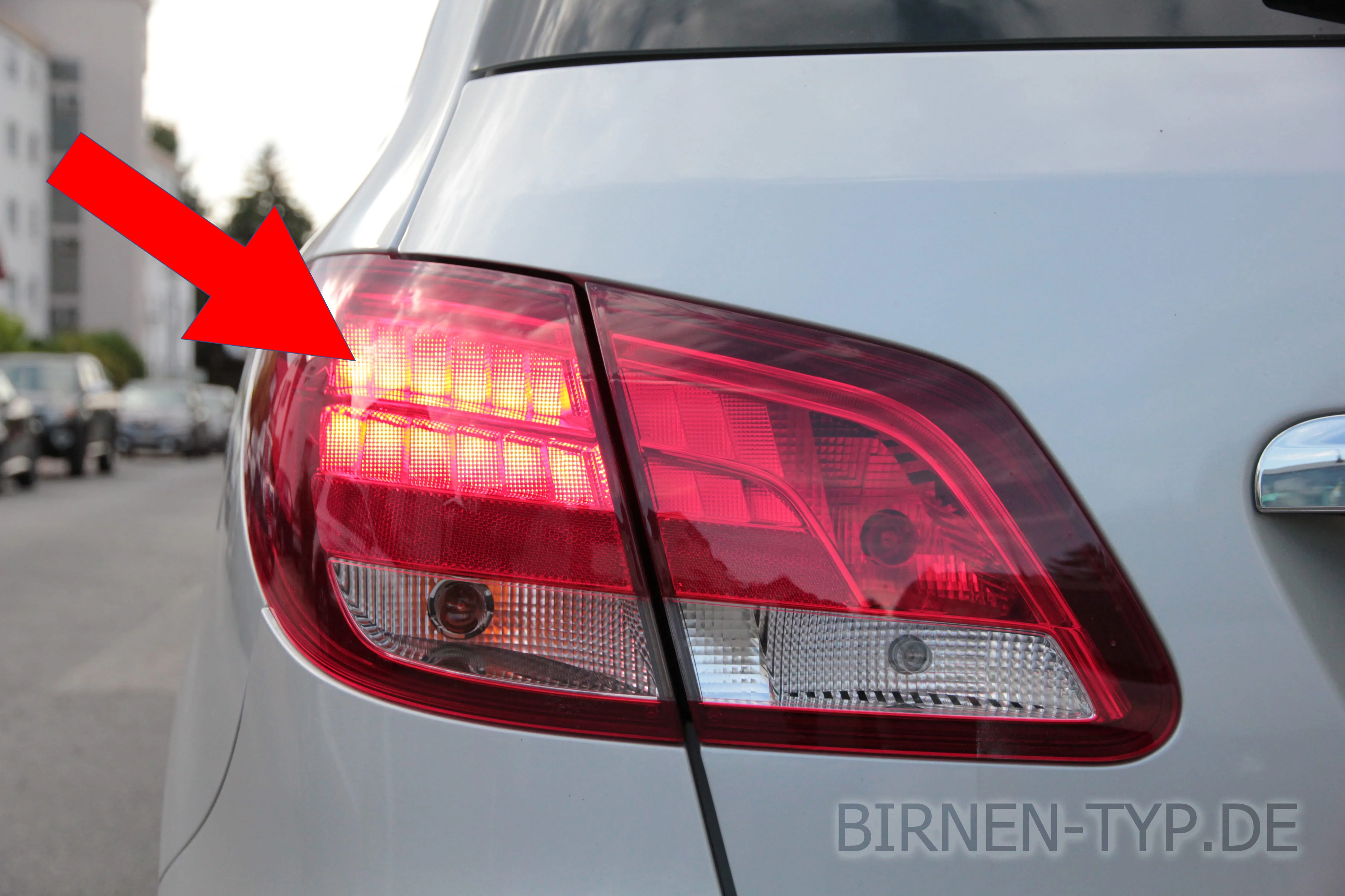 Bremslicht des Mercedes-Benz B-Klasse