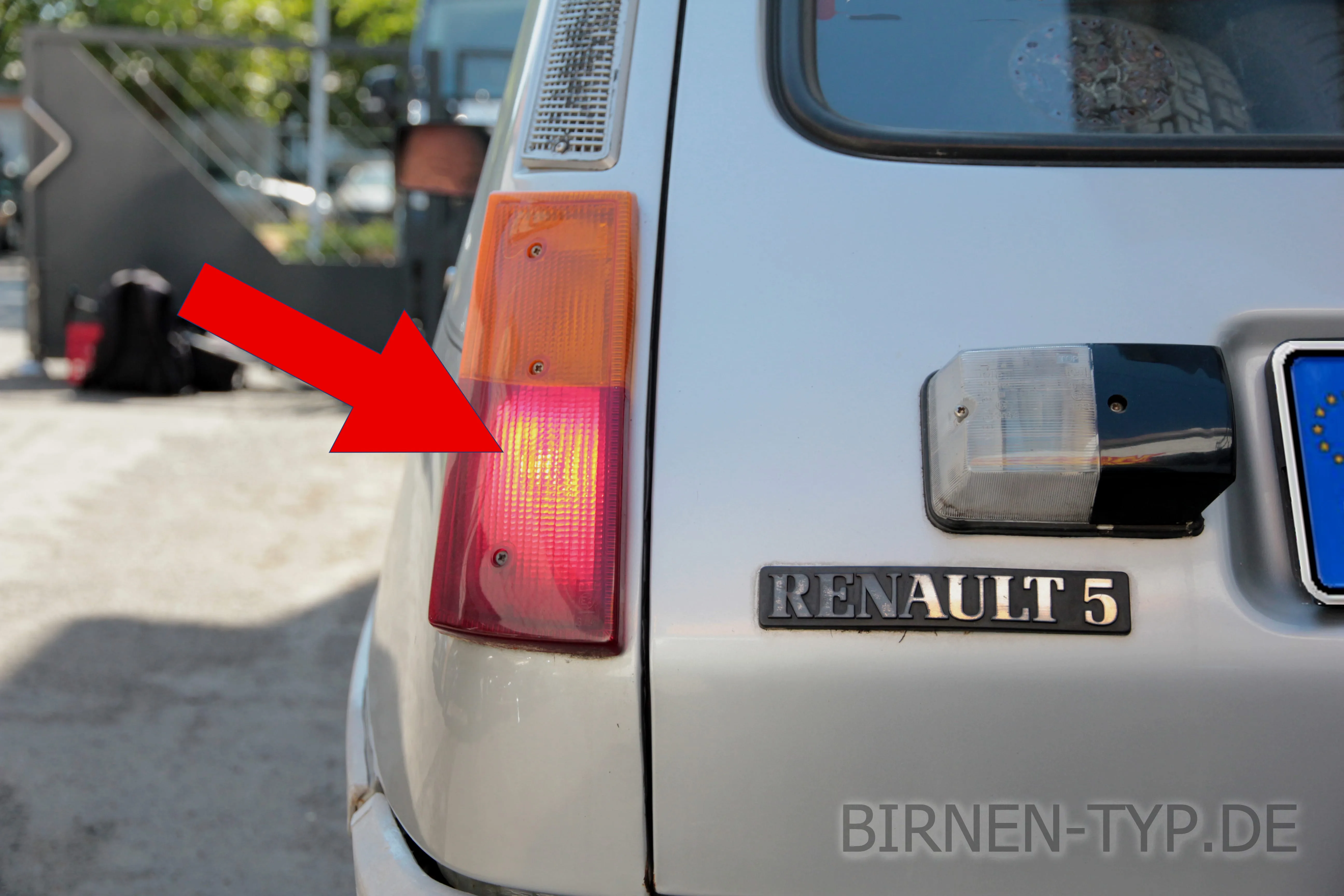 Bremslicht des Renault 5