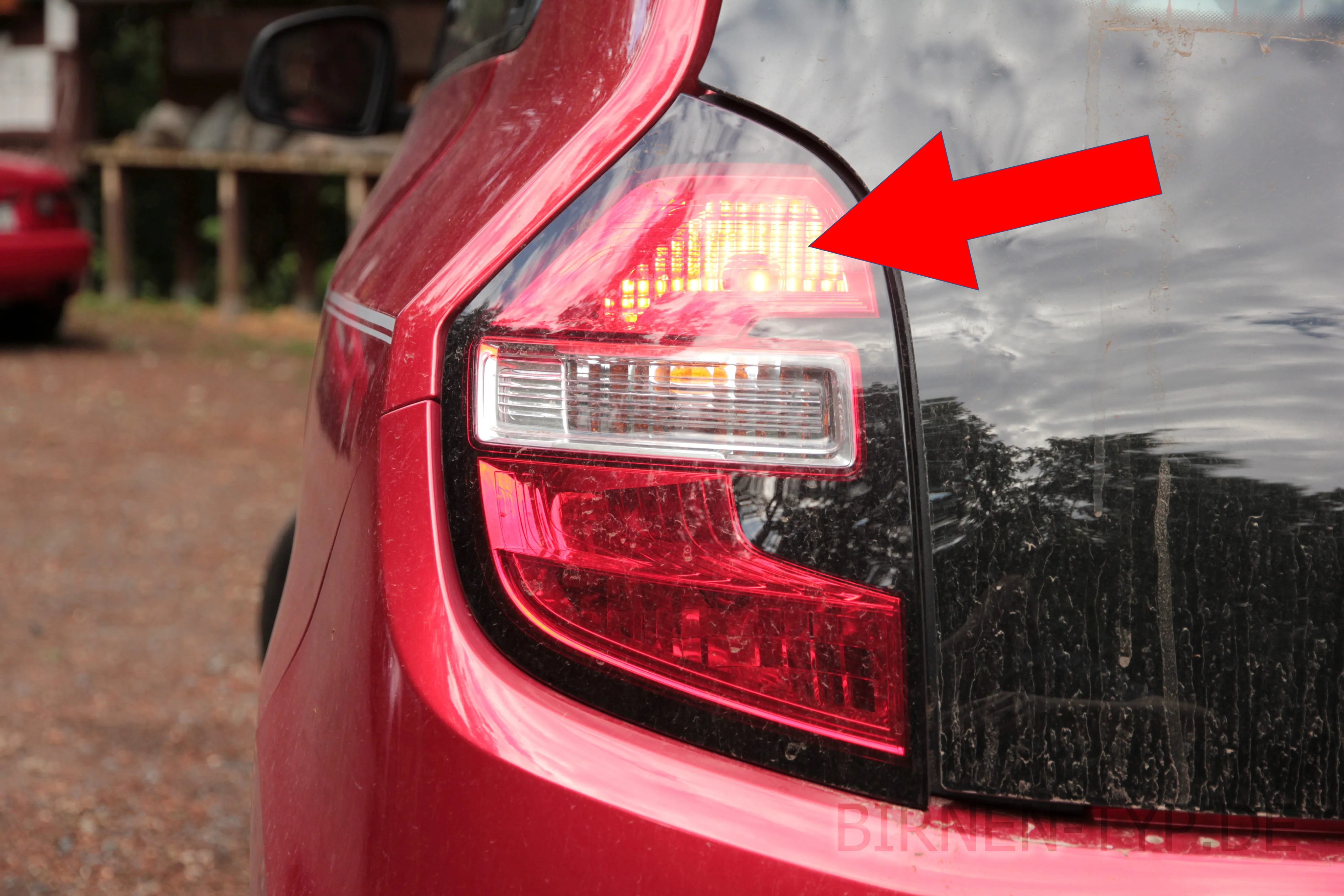 Bremslicht des Renault Twingo