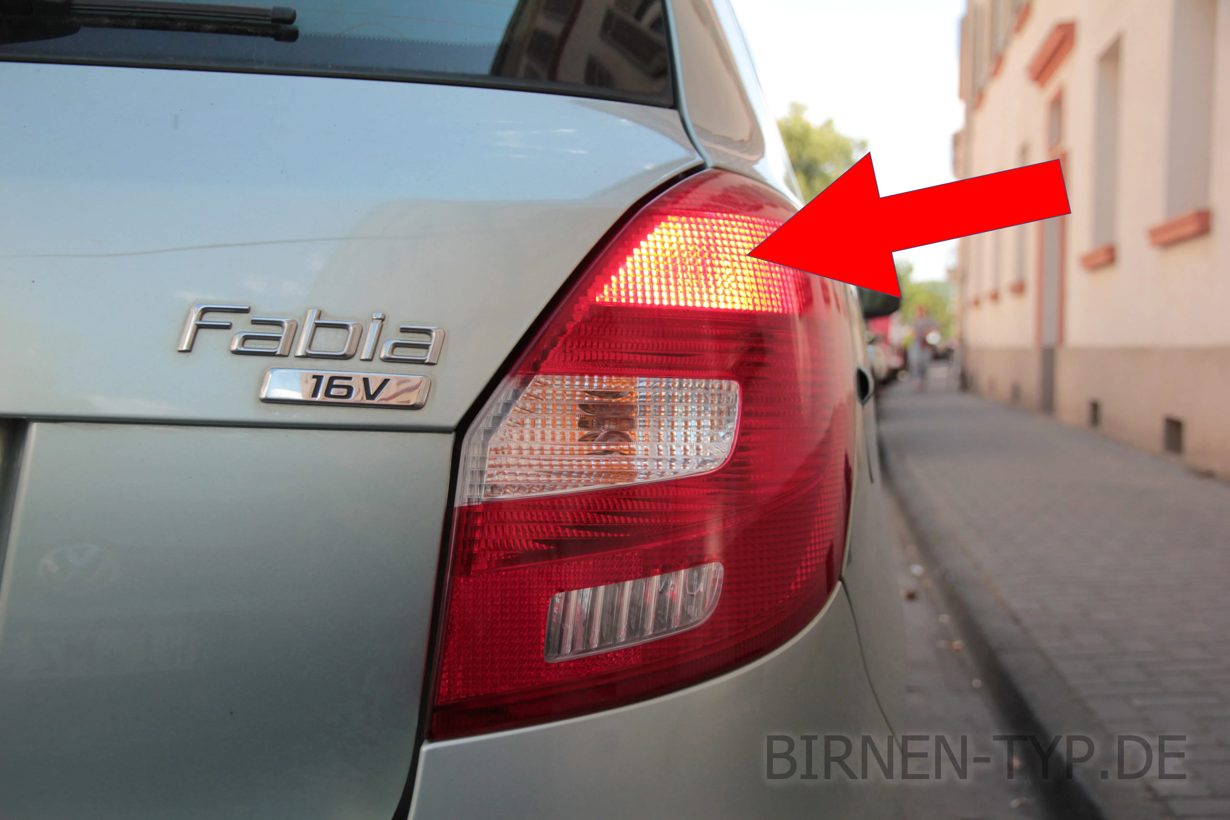 Bremslicht des Škoda Fabia 2