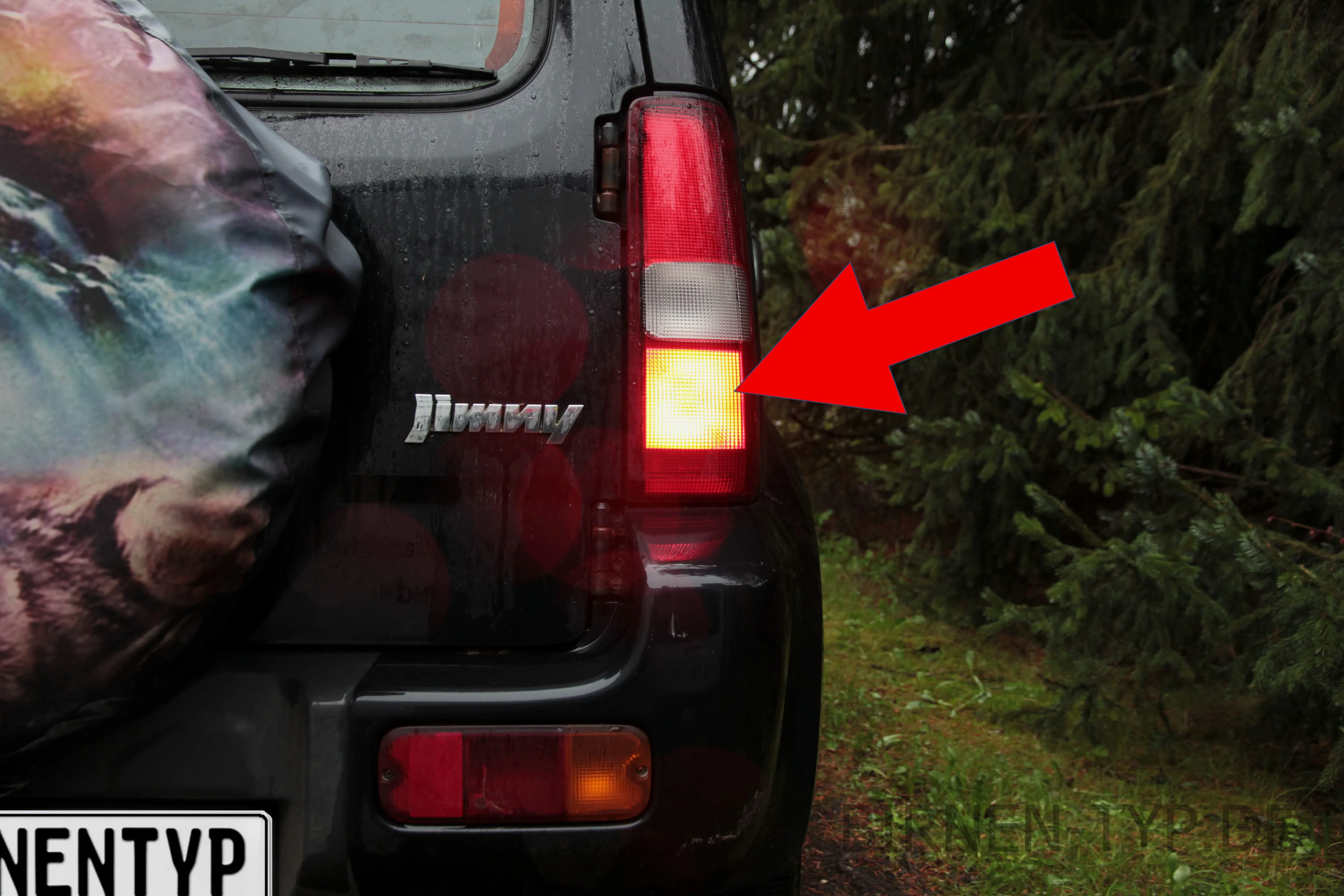 Bremslicht des Suzuki Jimny 1