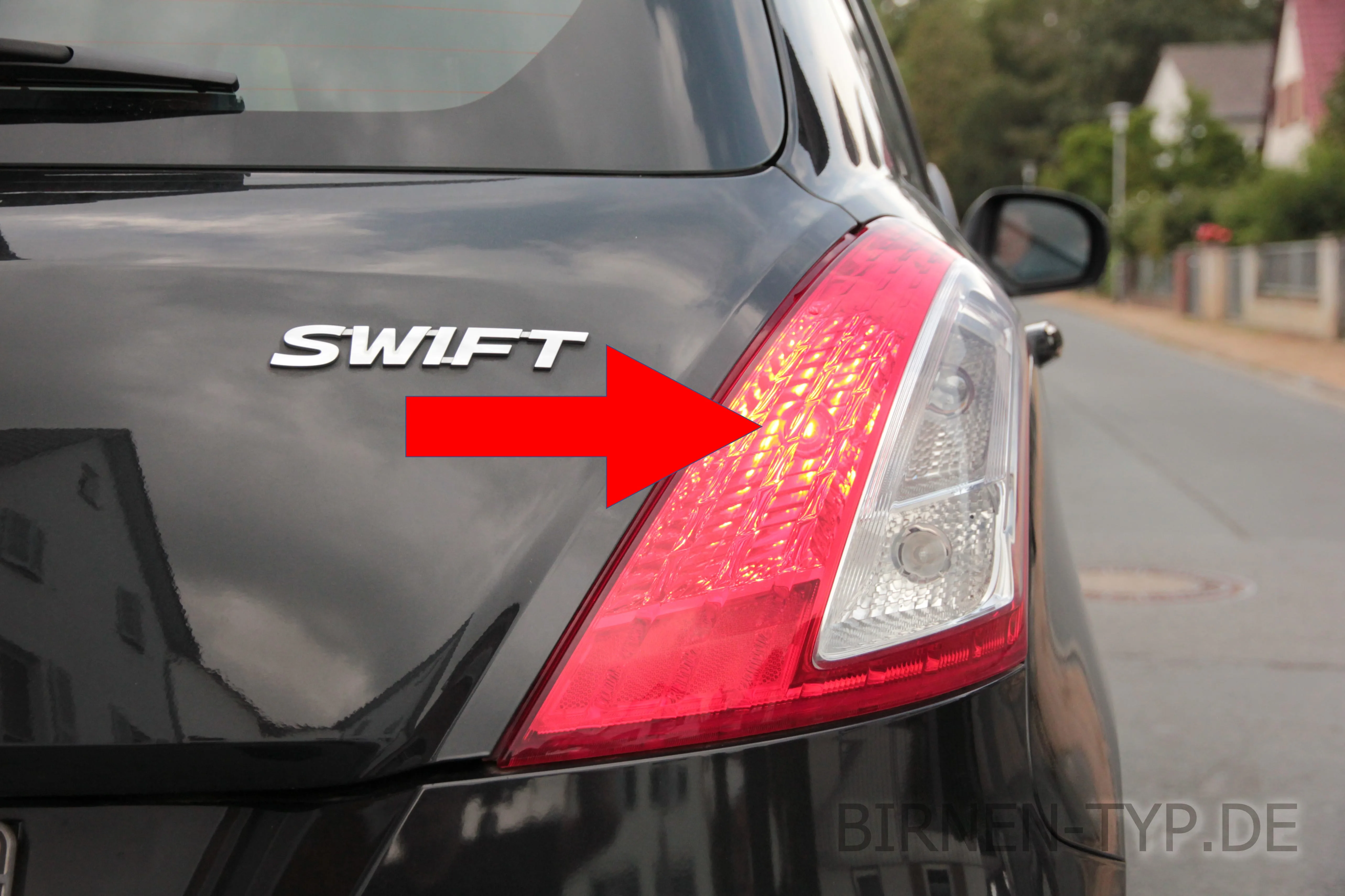 Bremslicht des Suzuki Swift