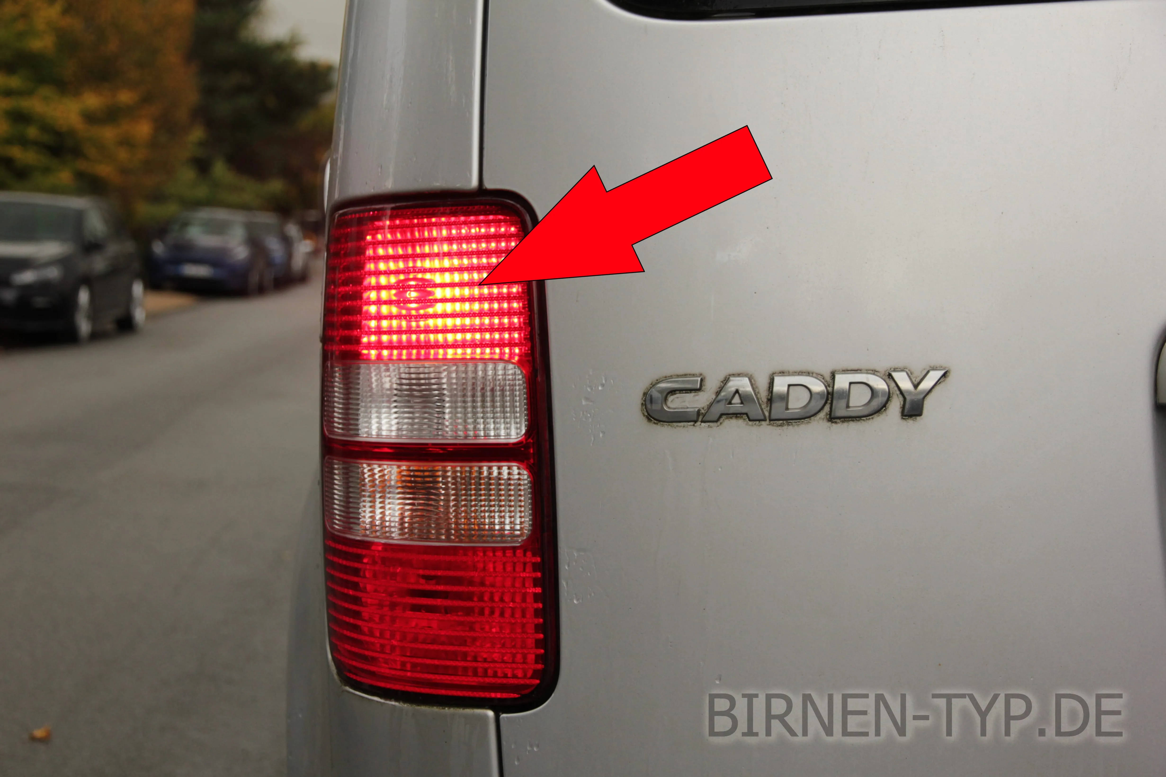 Bremslicht des VW Caddy 3