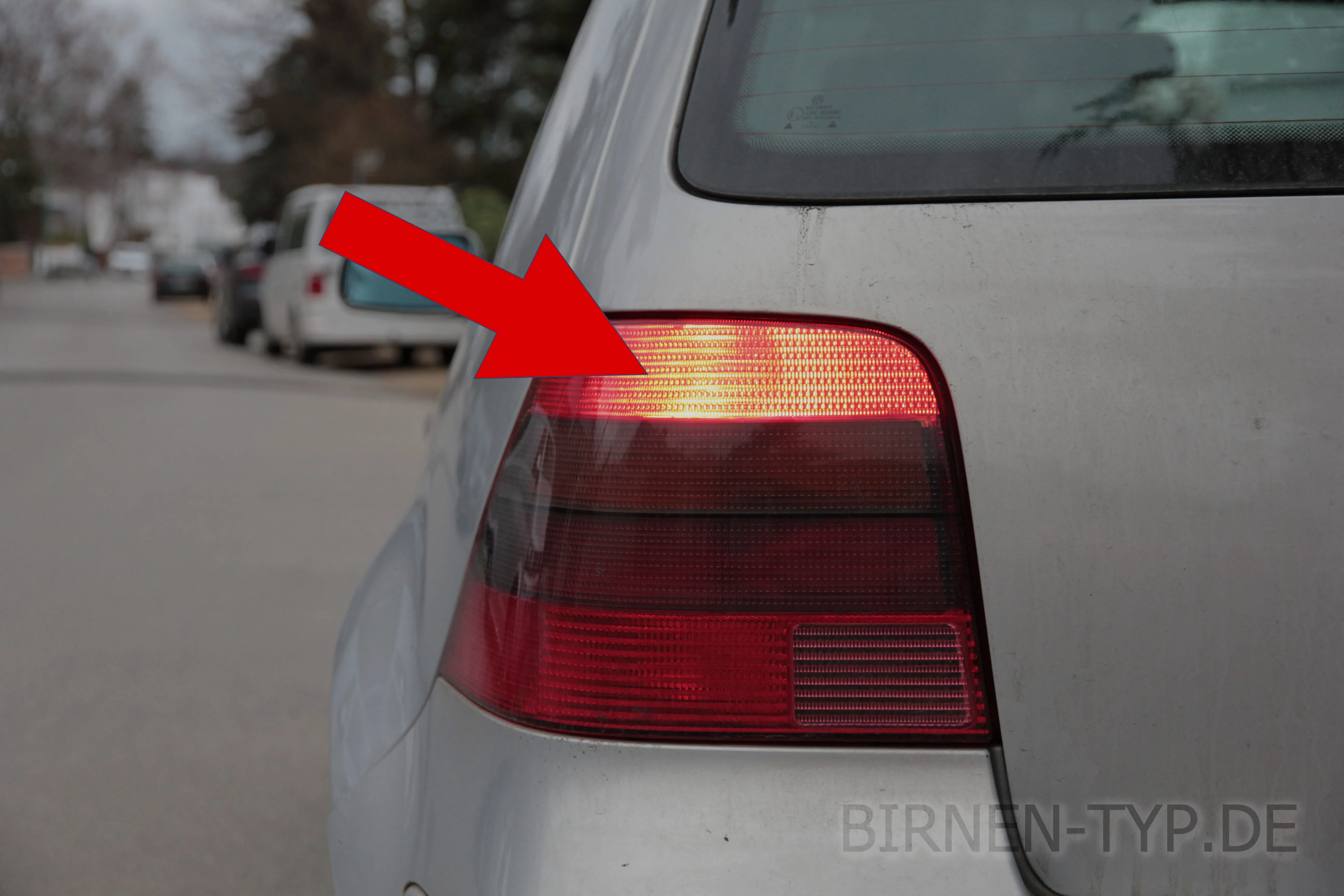 Bremslicht des VW Golf IV