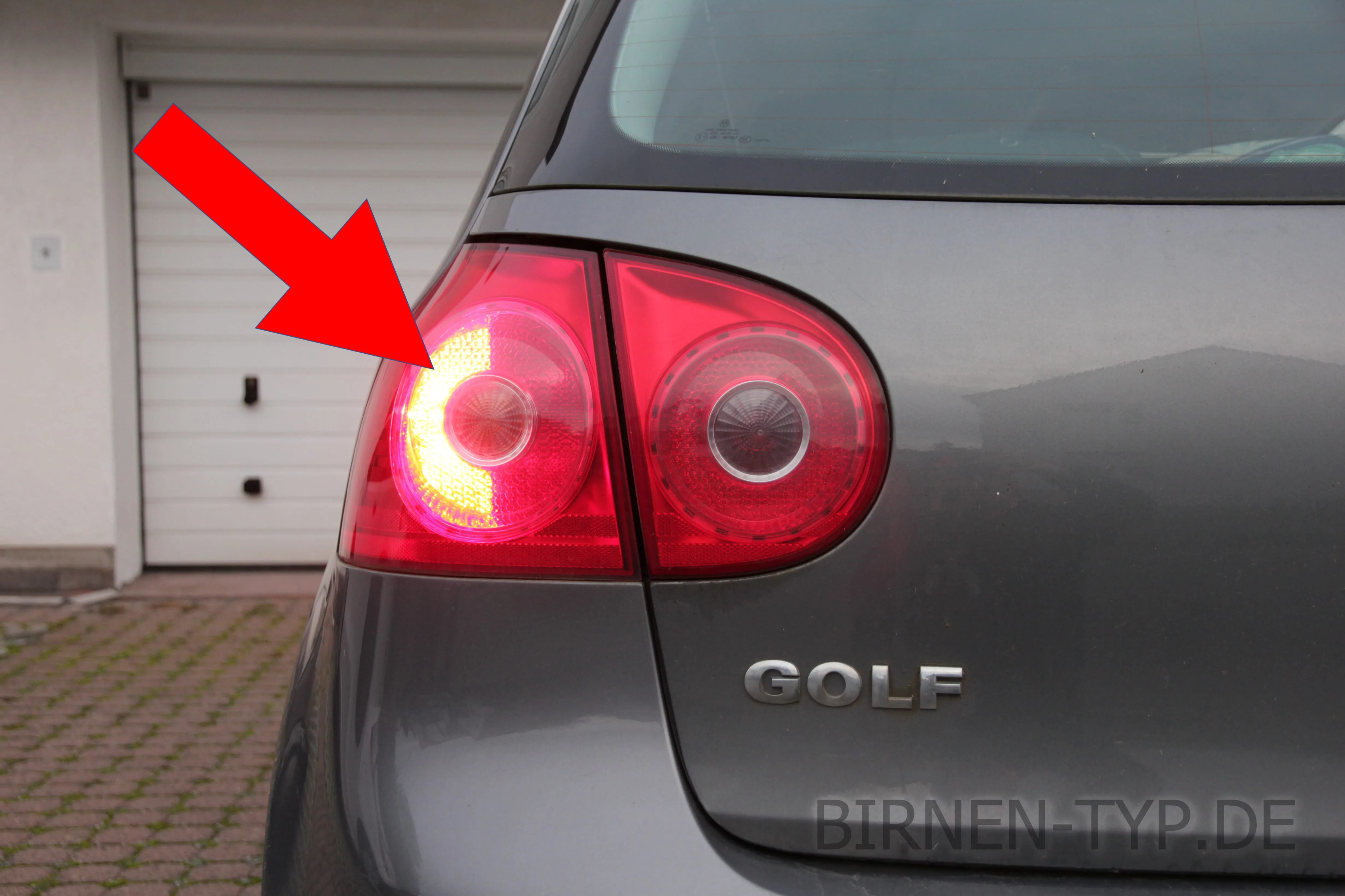 Bremslicht des VW Golf 5