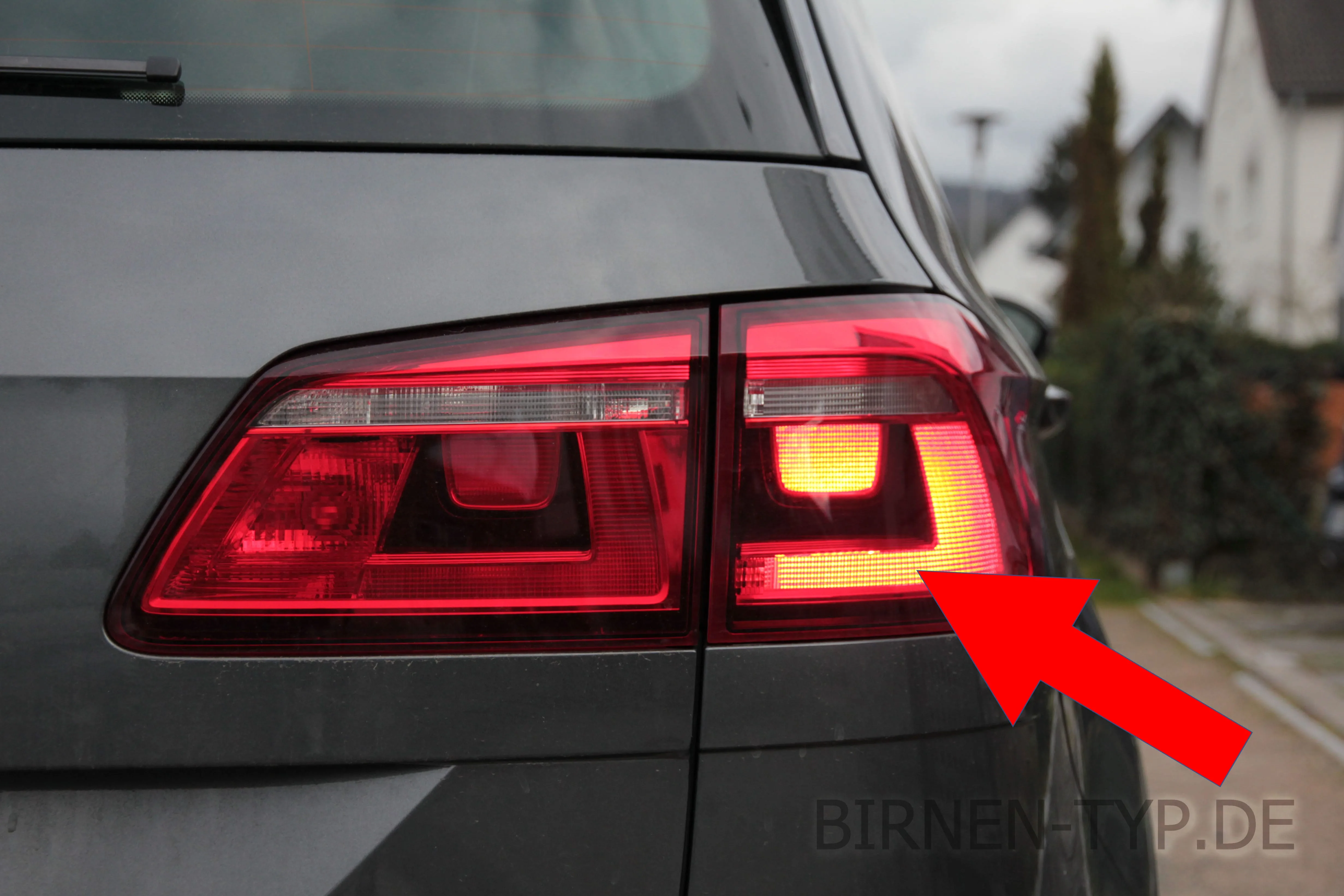 Bremslicht des VW Golf Sportsvan