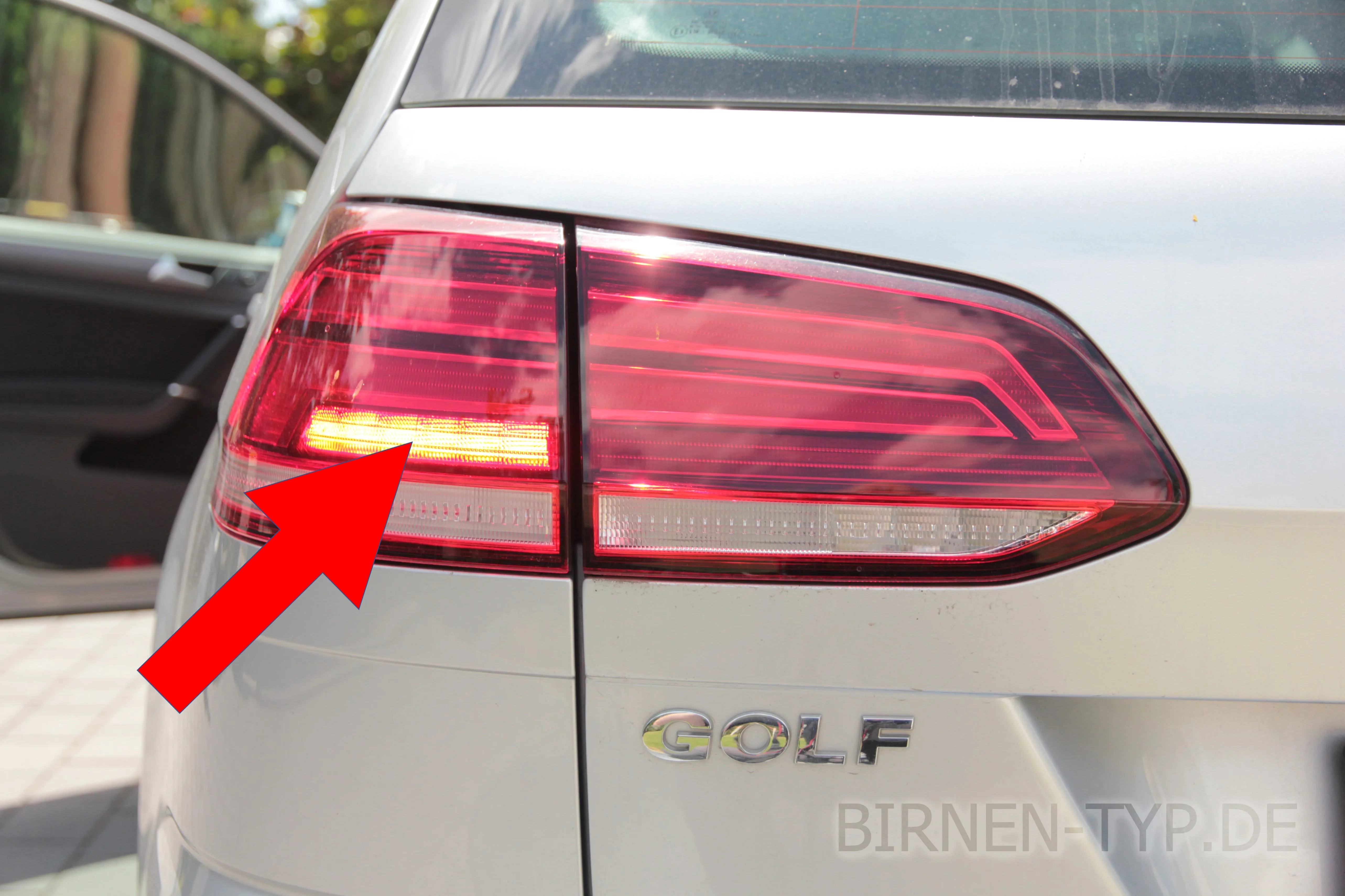 Bremslicht des VW Golf 7