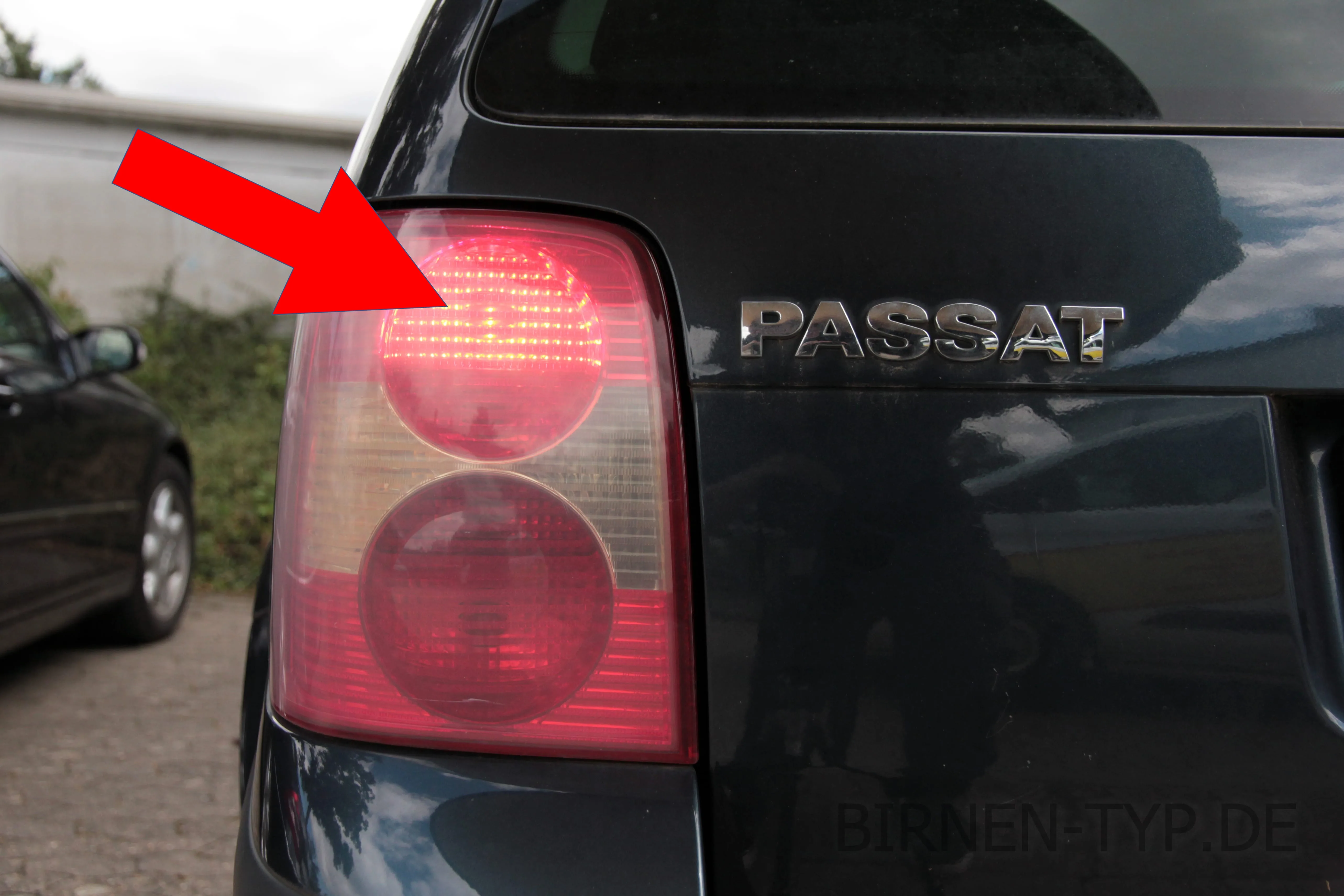 Bremslicht des VW Passat B5