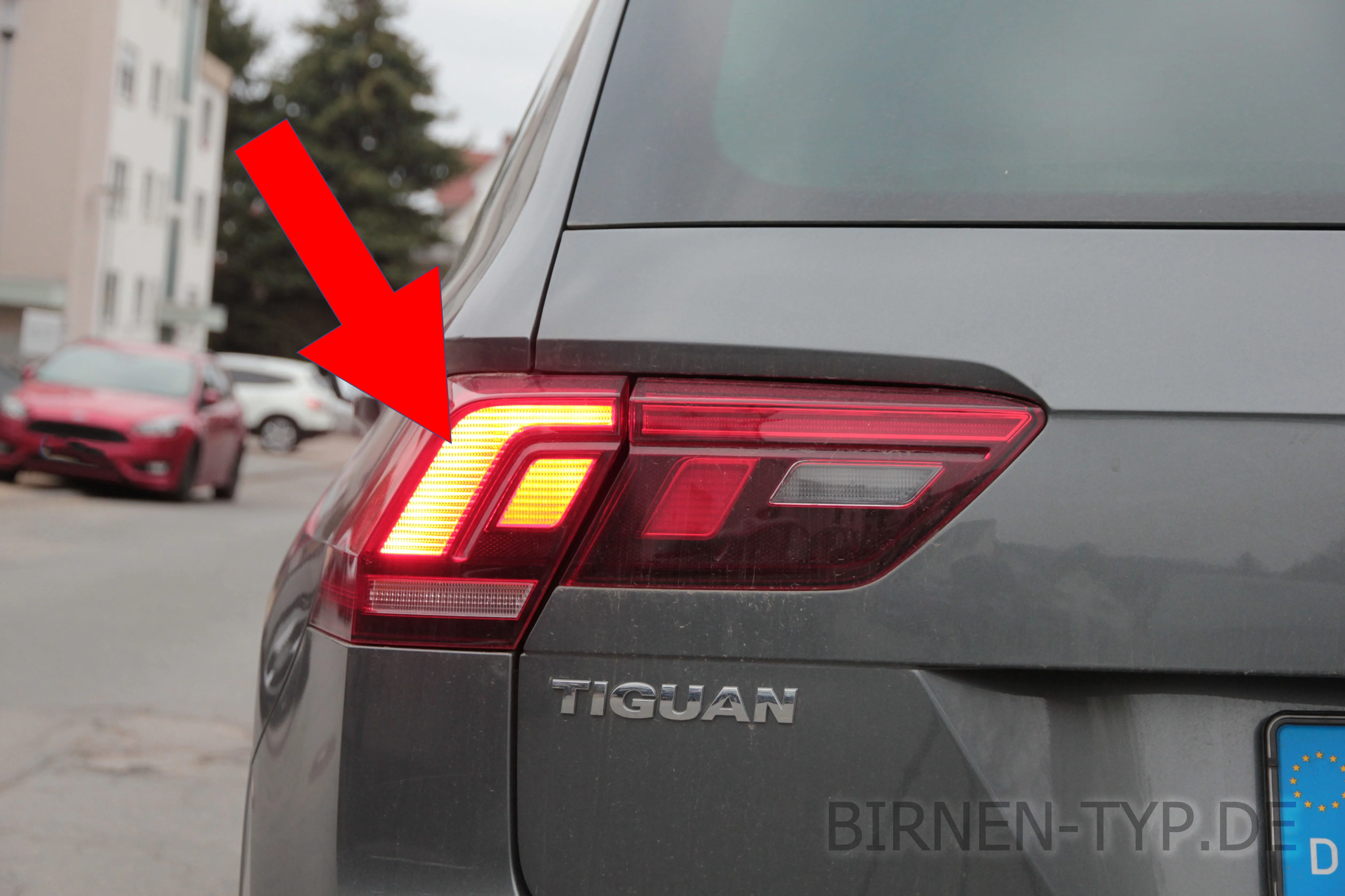 Bremslicht des VW Tiguan