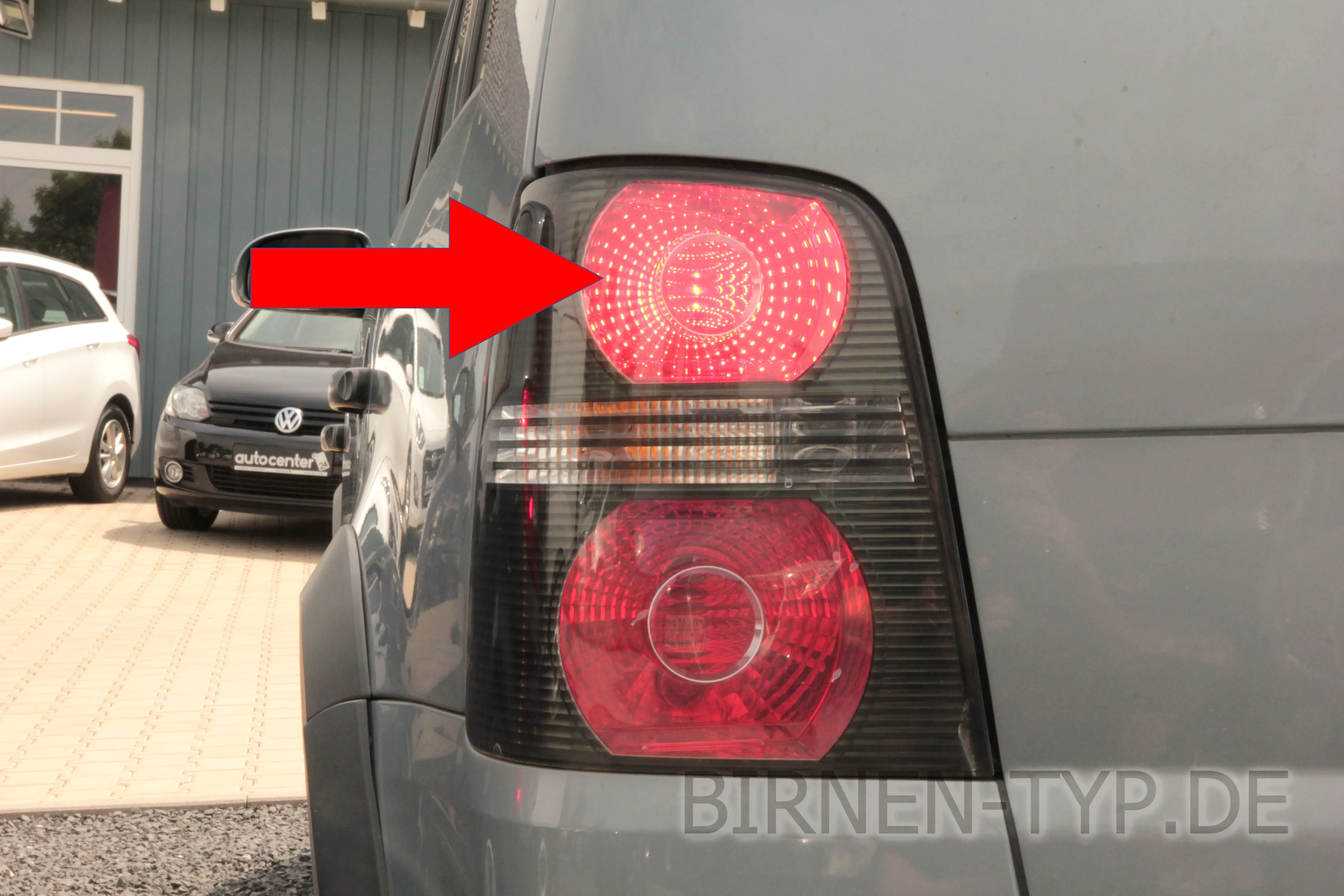 Bremslicht des VW Touran 1. Gen GP1