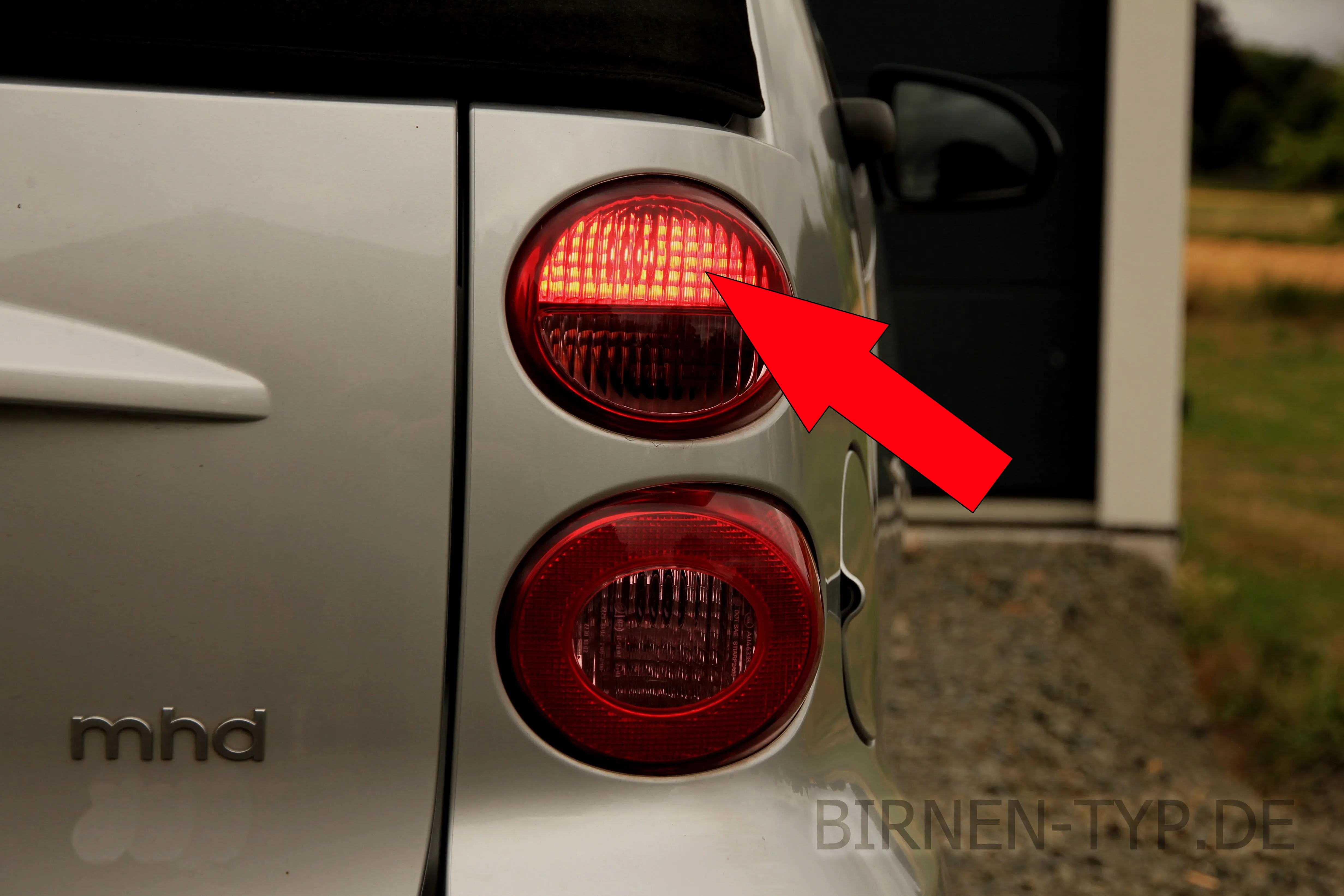 Bremslicht des Smart ForTwo